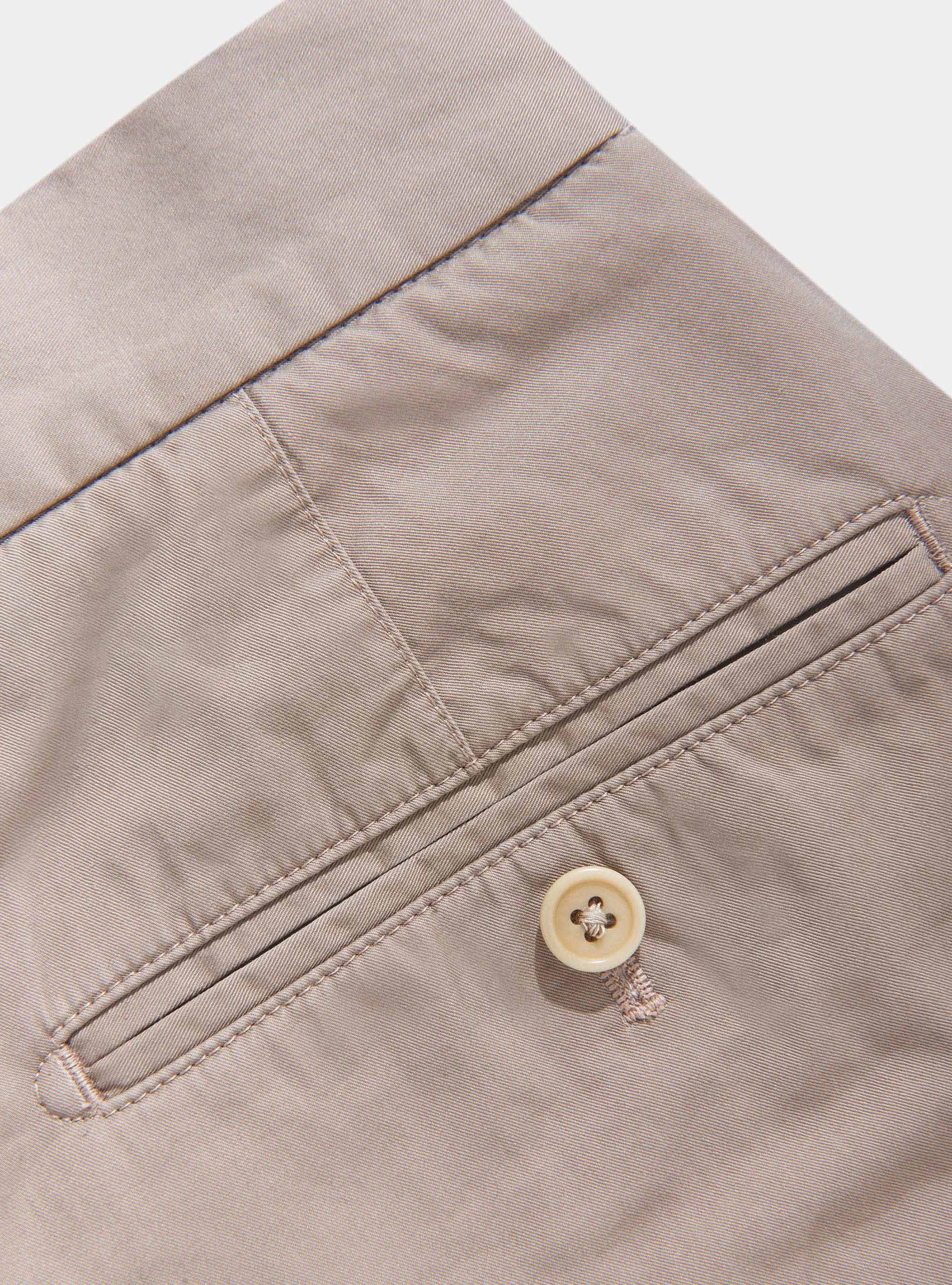 Bermudas de sarga de algod&oacute;n, BARRO