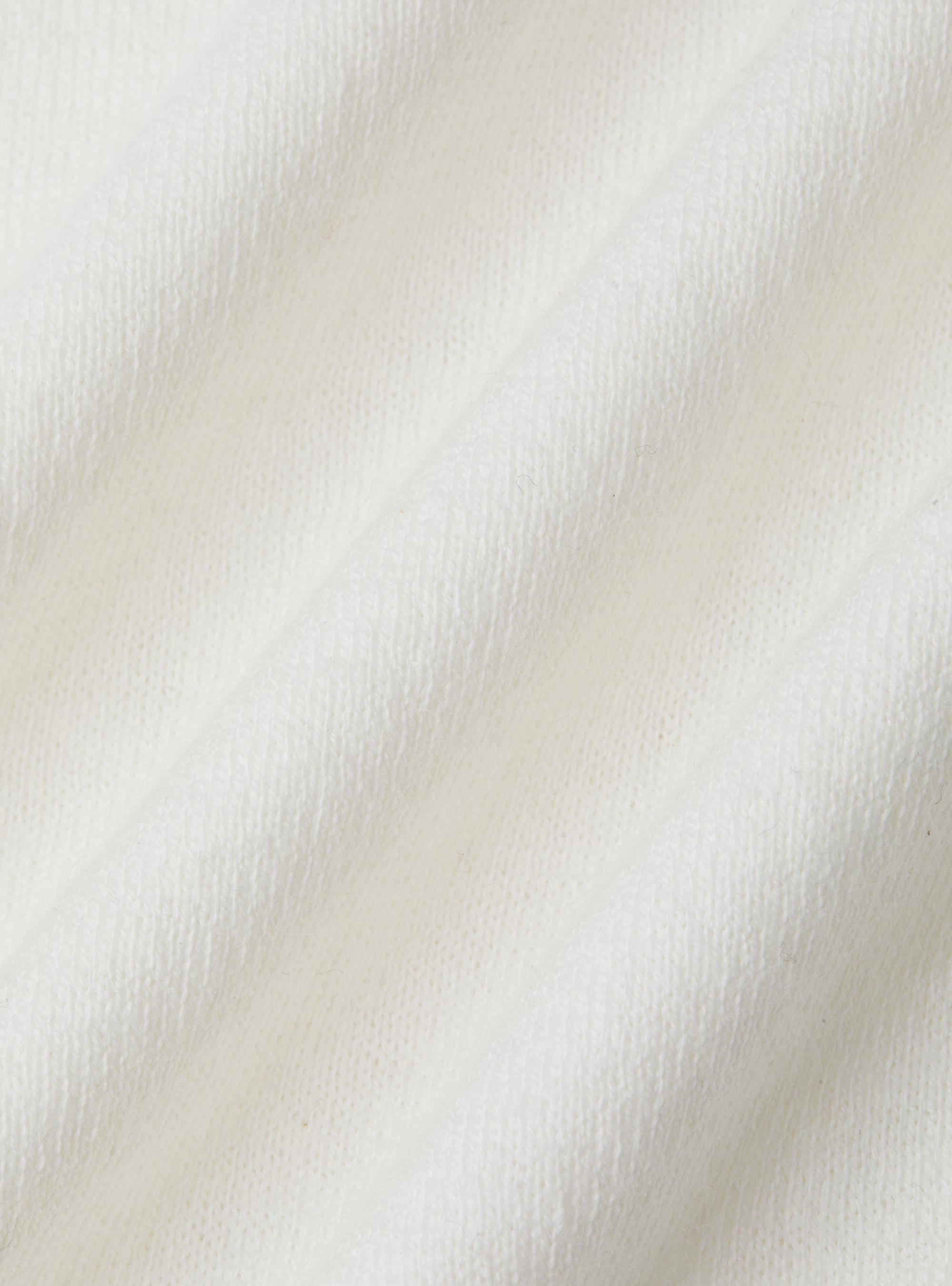 Rollkragenpullover aus Baumwolle und Kaschmir, BIANCO 0099C