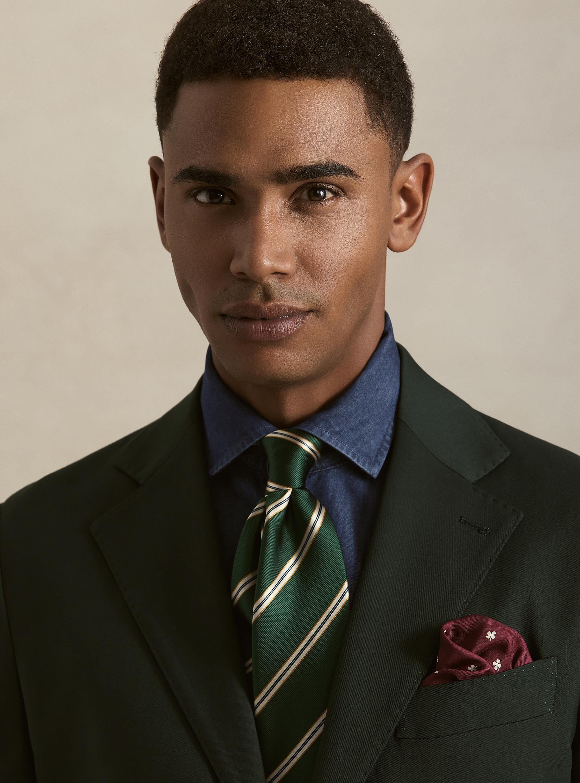 Giacca abito classico slim fit, VERDE