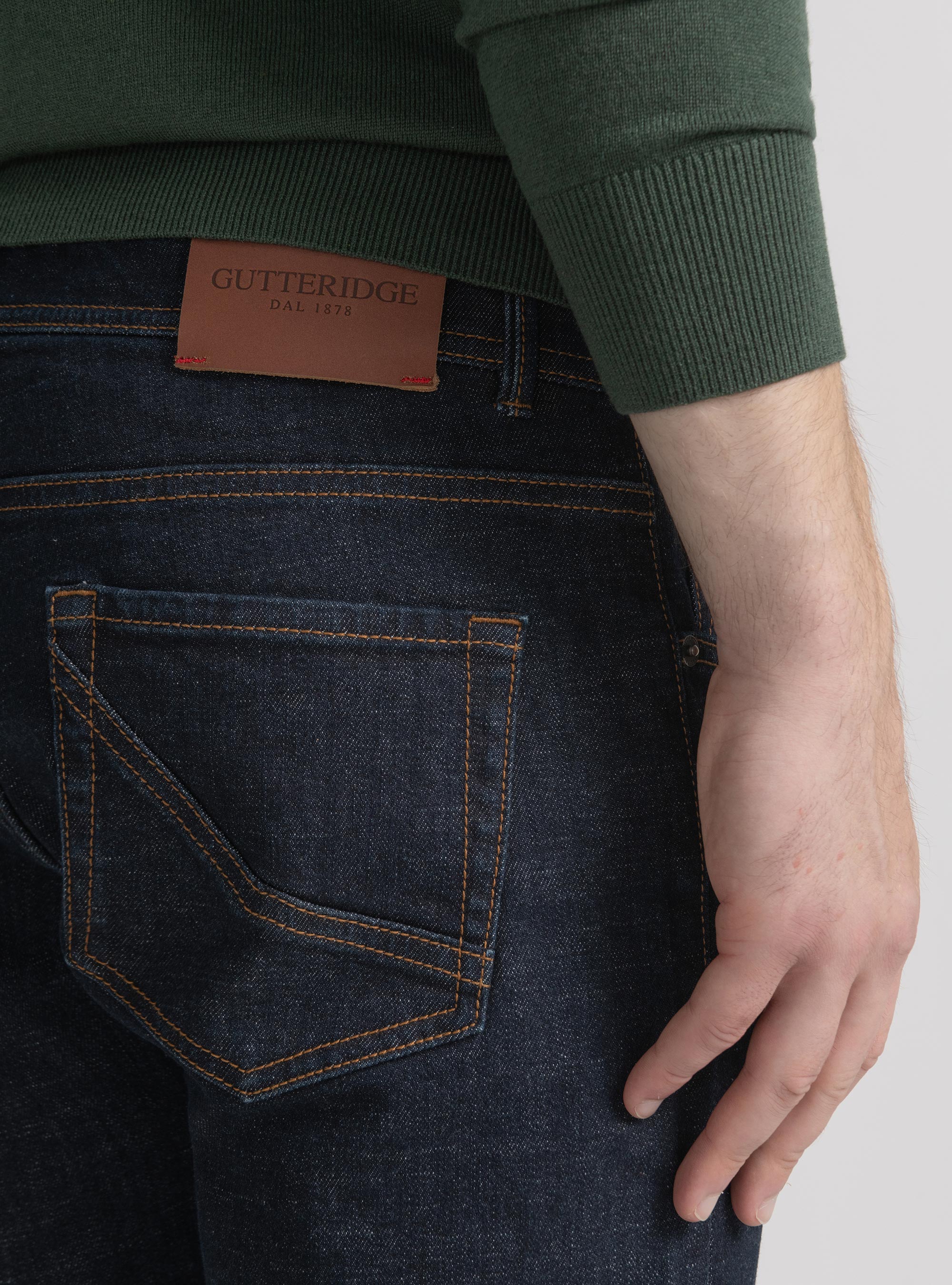 Rin&ccedil;age du denim, BLEU MARINE