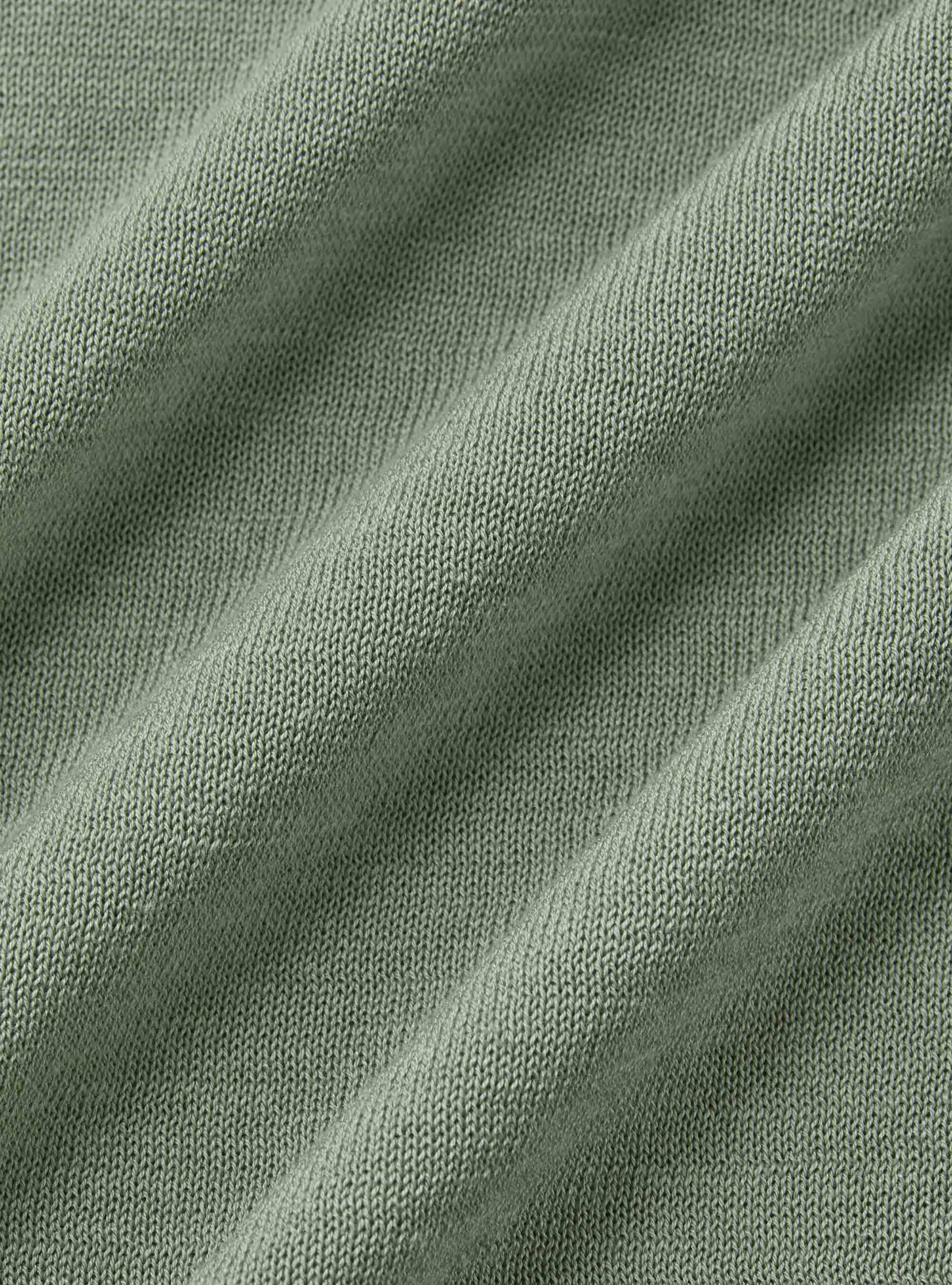 Polo de algod&oacute;n y seda, SALVIA 0602C