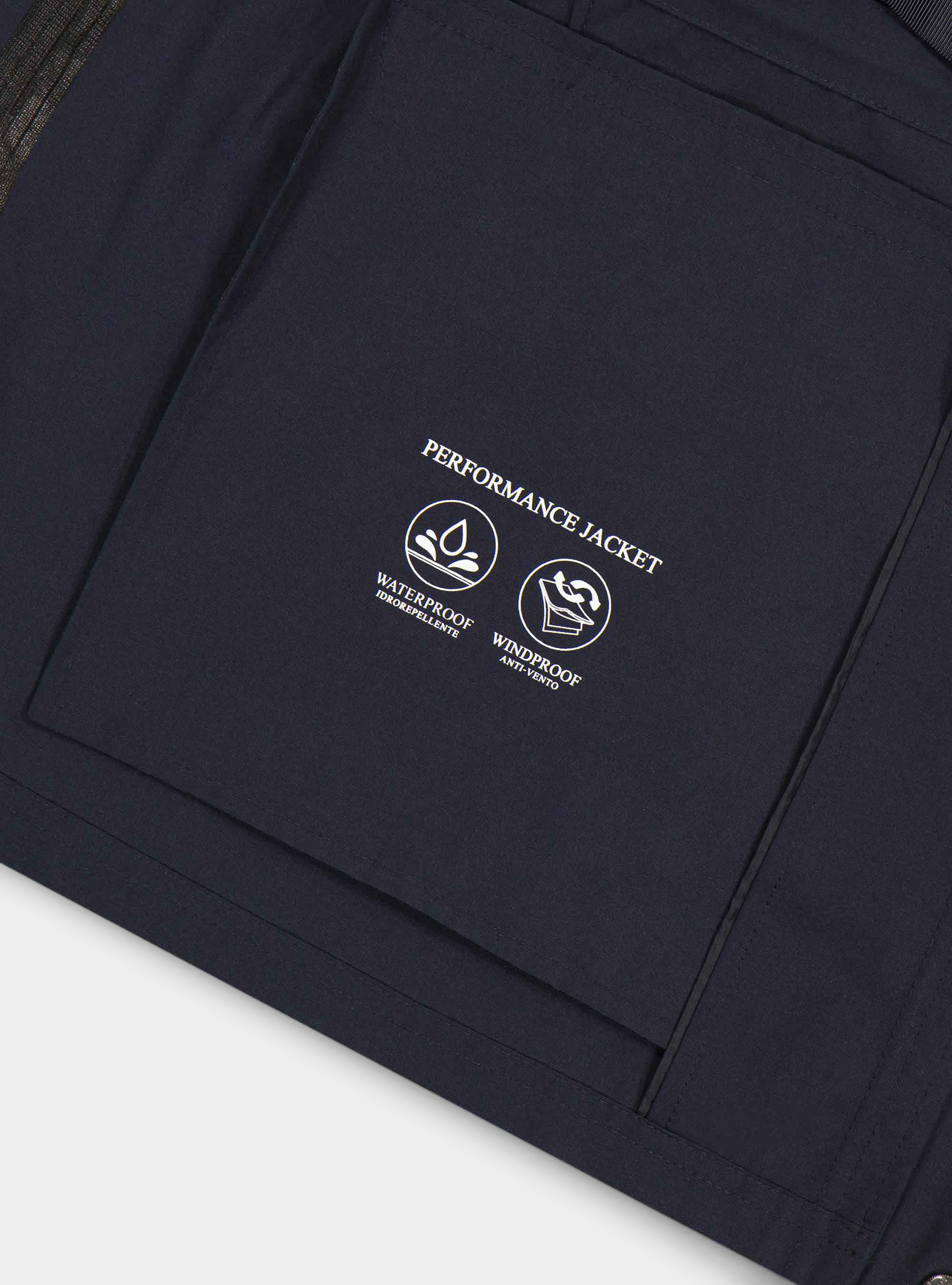 Blend Technical cotton field jacket, NAVY BLUE