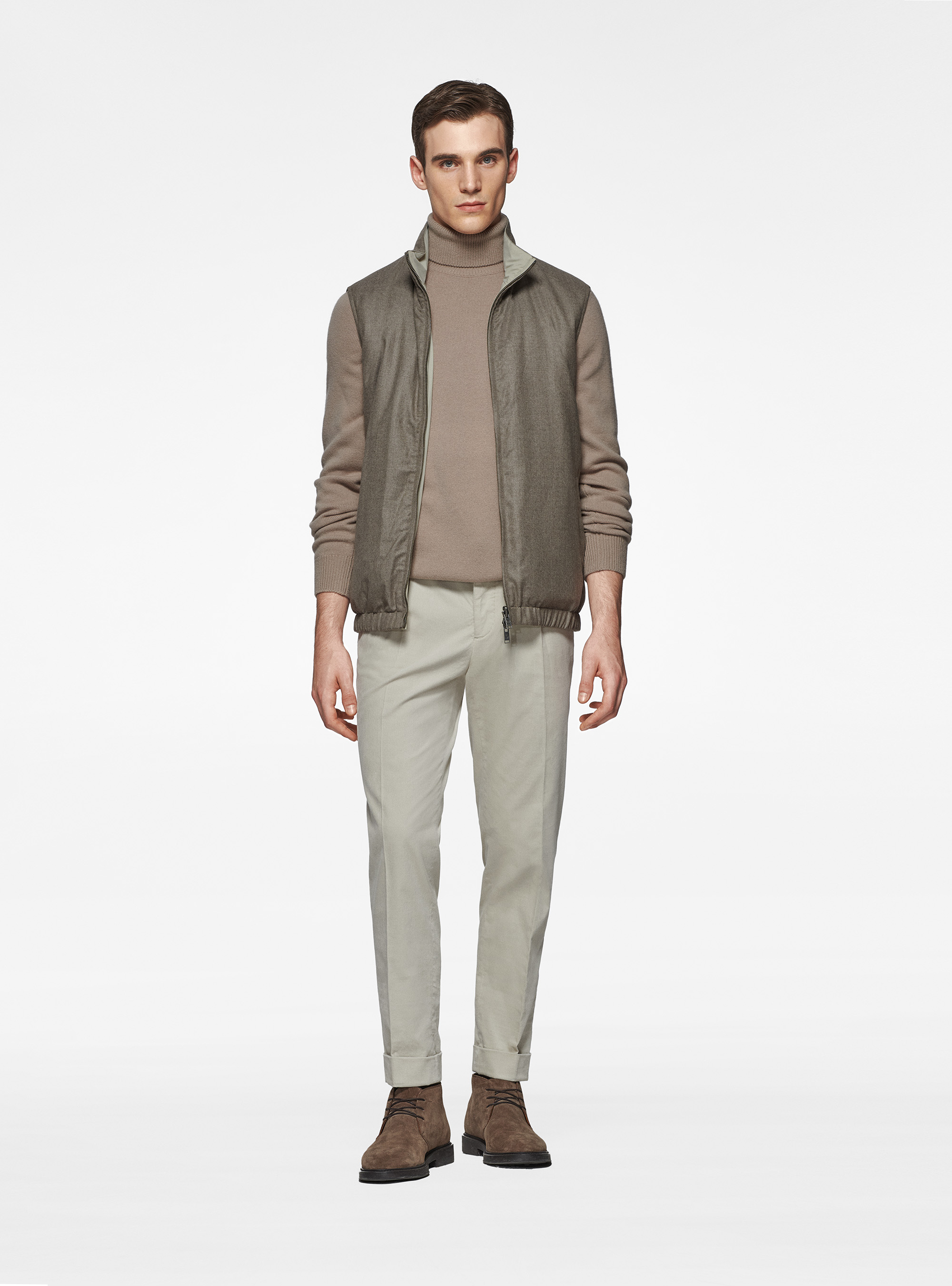 Chaleco de franela reversible Vitale Barberis Canonico, ARENA