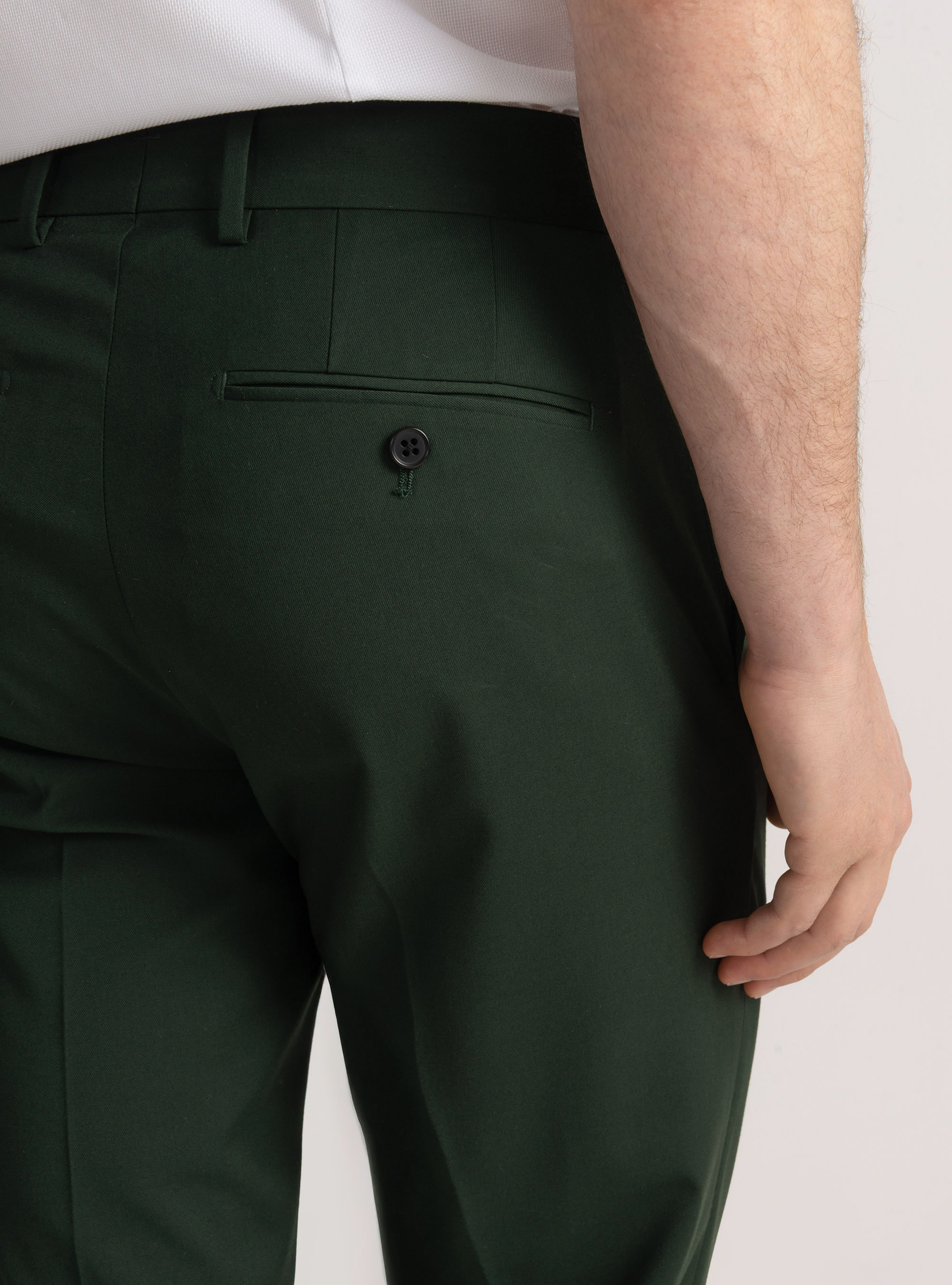Slim-fit suit trousers, GREEN