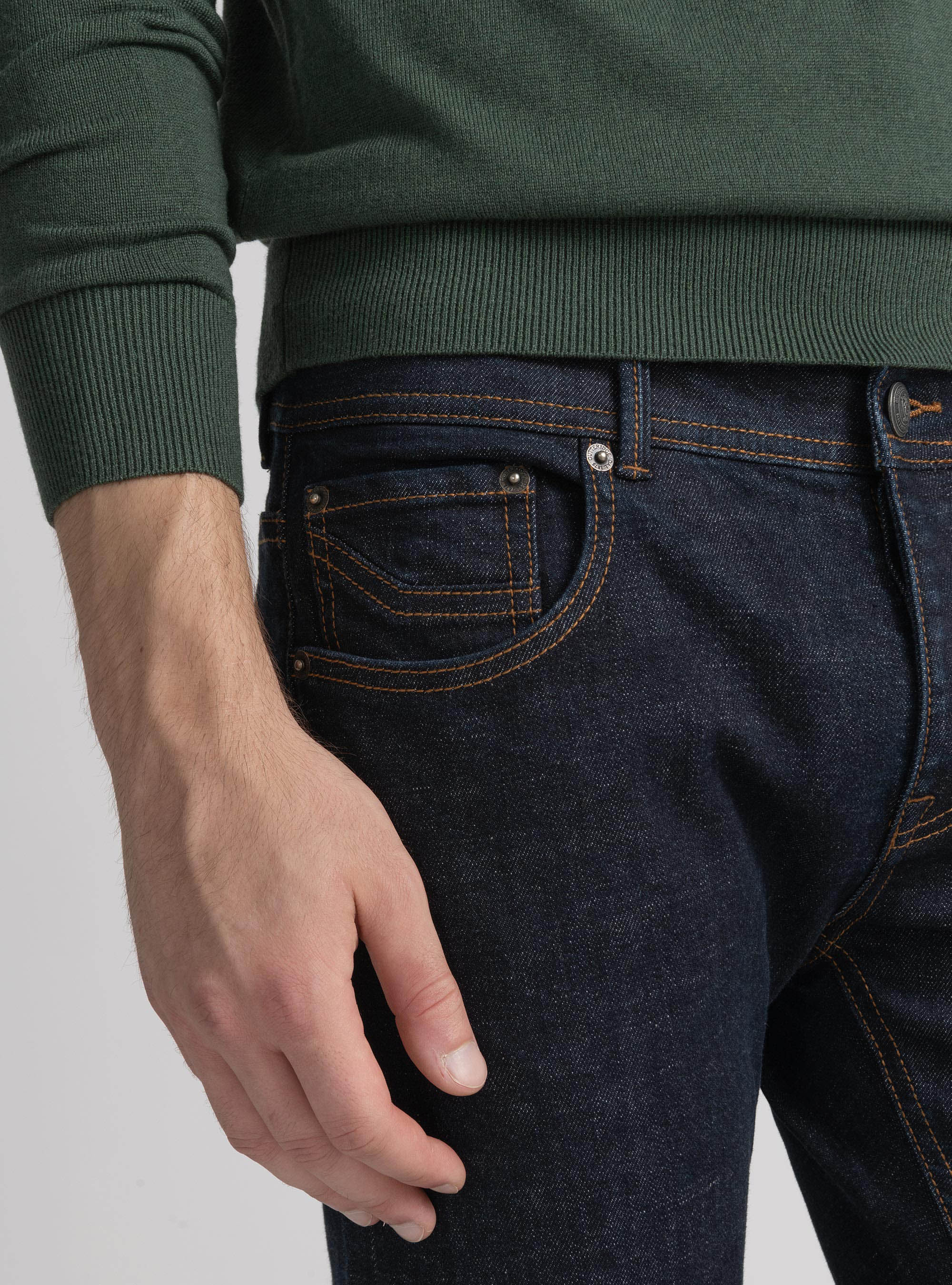 Rin&ccedil;age du denim, BLEU MARINE