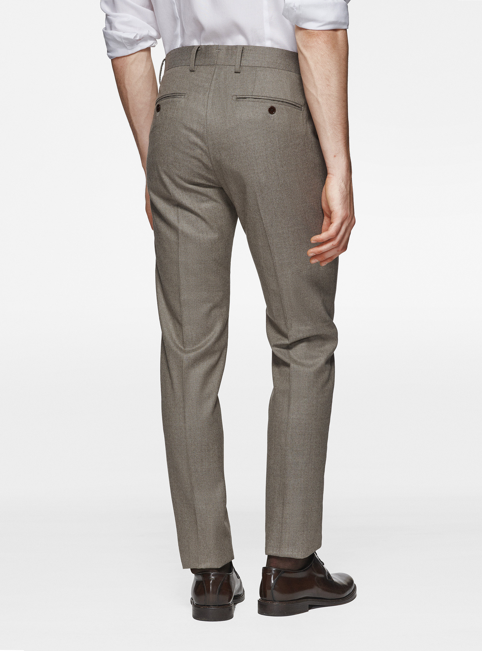 Vitale Barberis Canonico Flanellhose, SABBIA 0561C