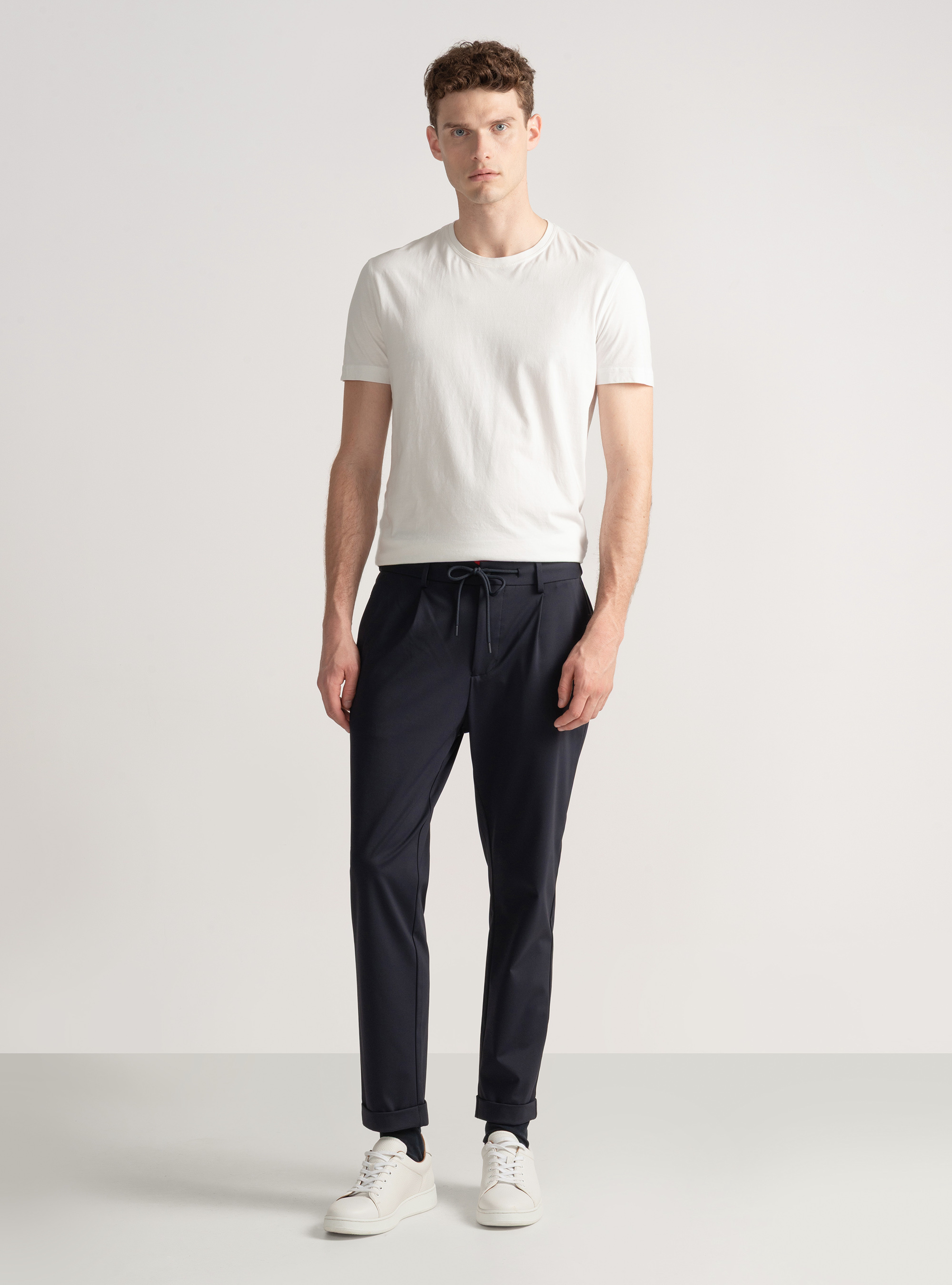 Pantalon GT01 en nylon extensible, BLEU MARINE
