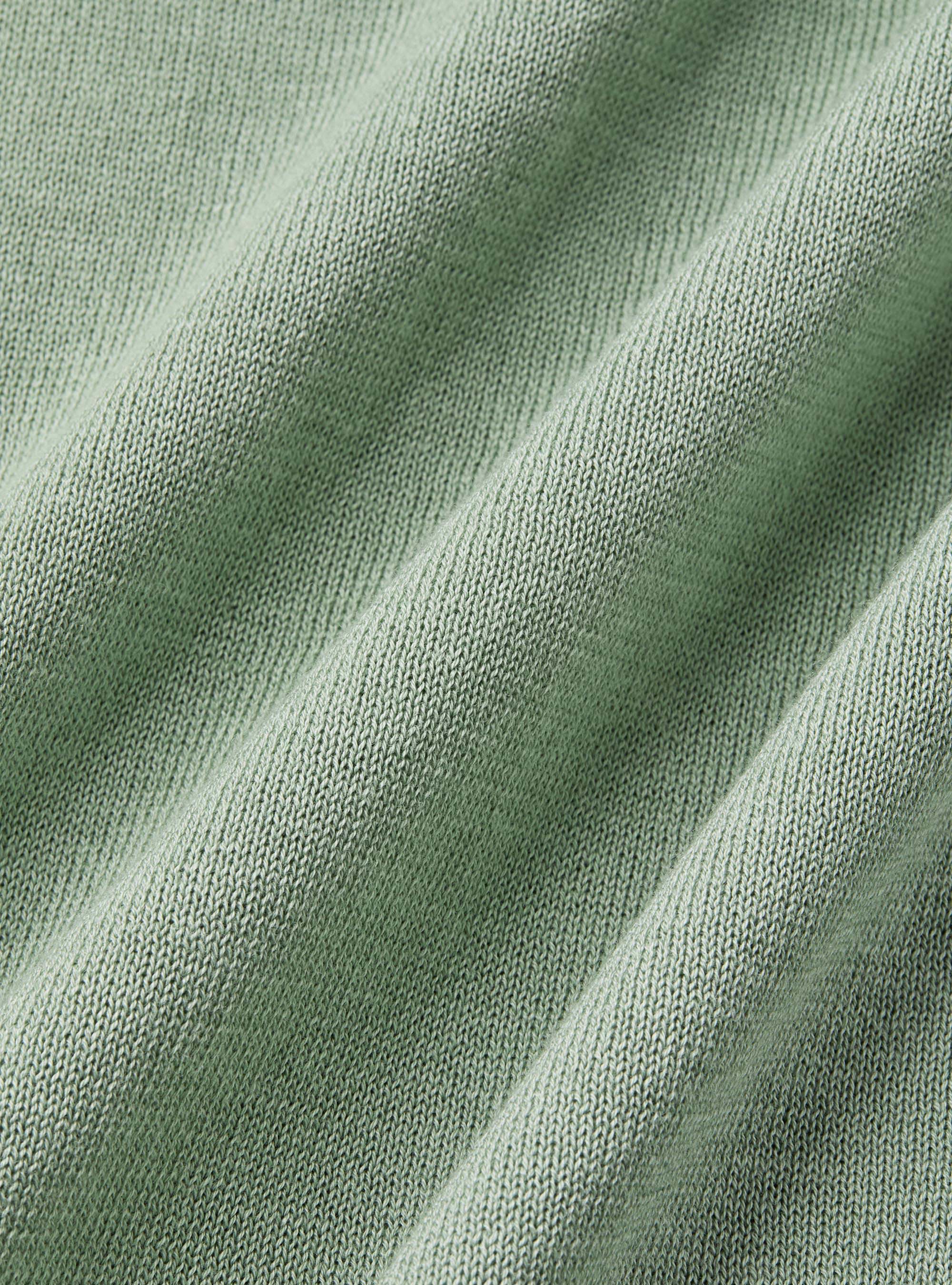 Extra-fine cotton knit polo shirt, SALVIA 0602C