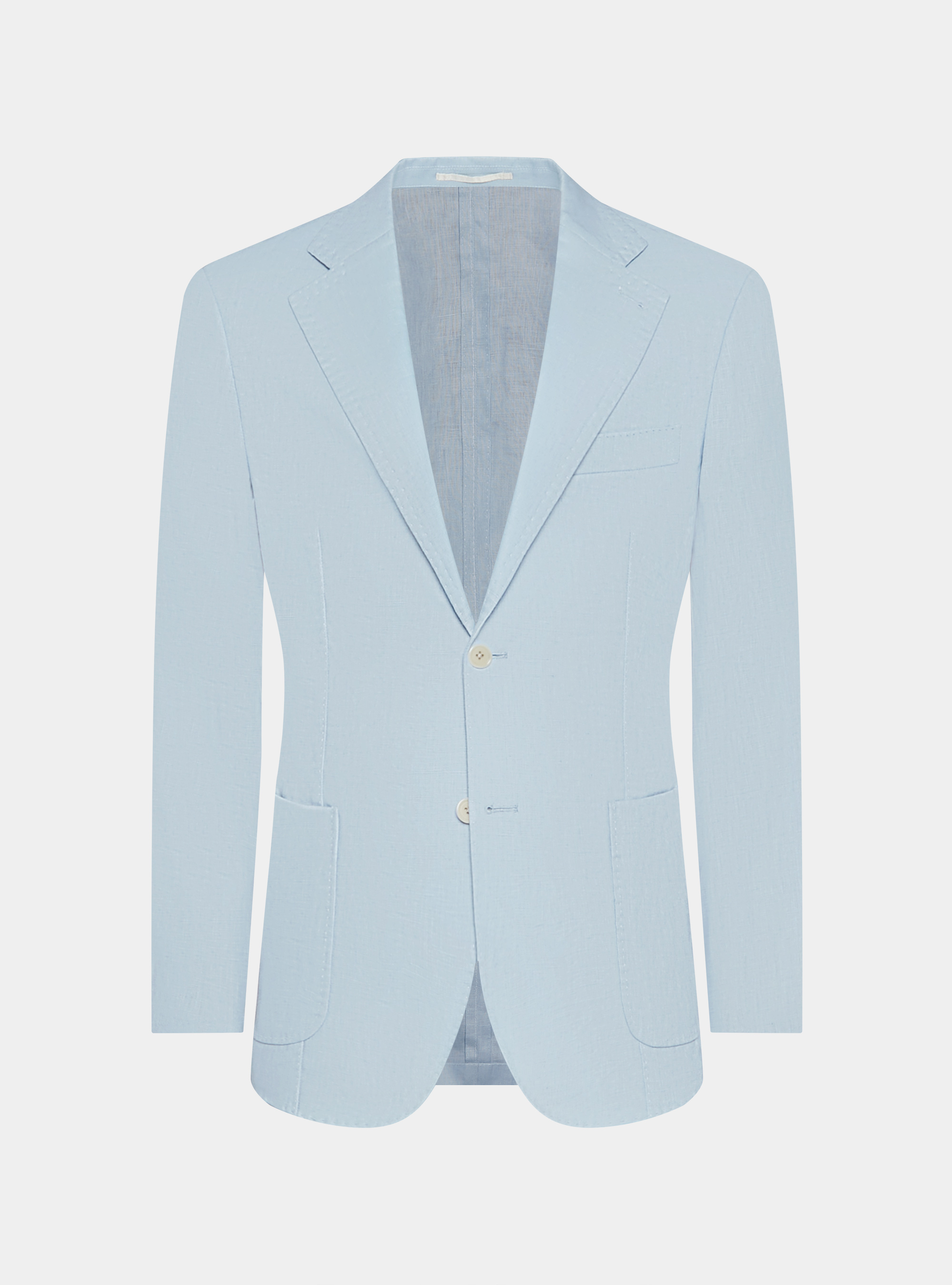 Pure linen suit blazer, LIGHT BLUE