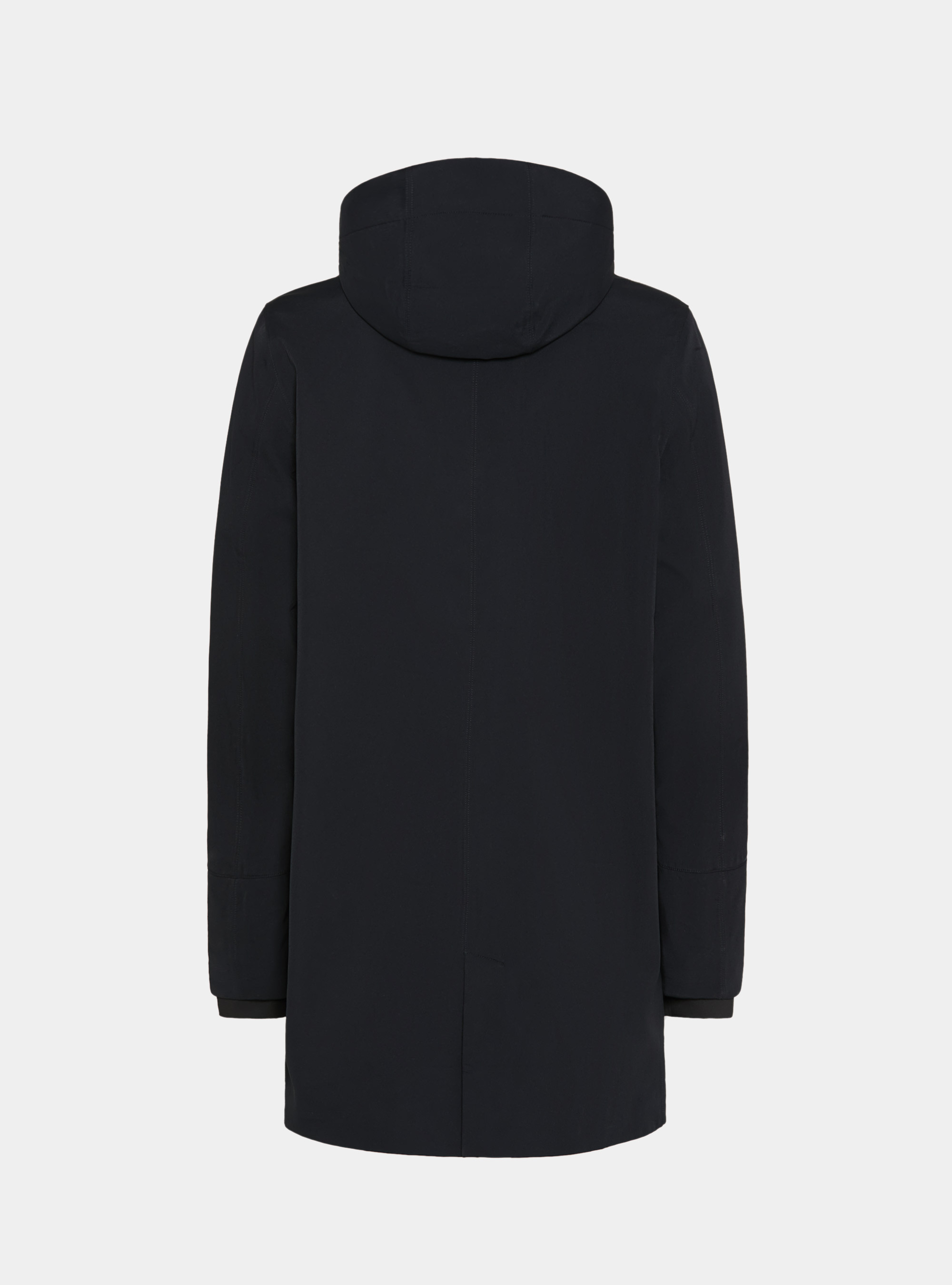 Blouson technique longue avec capuche, BLEU MARINE