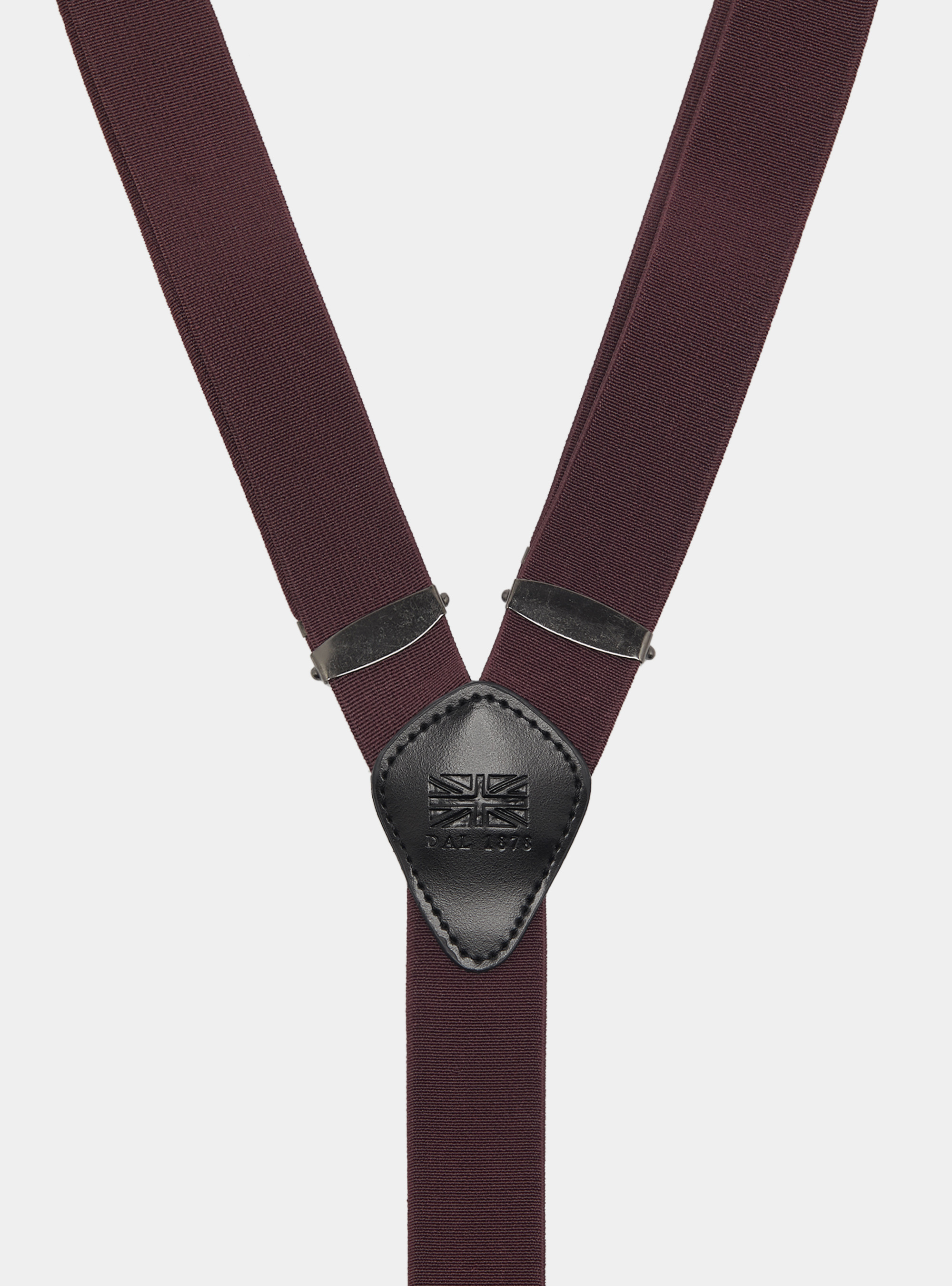 Solid color braces, BORDEAUX