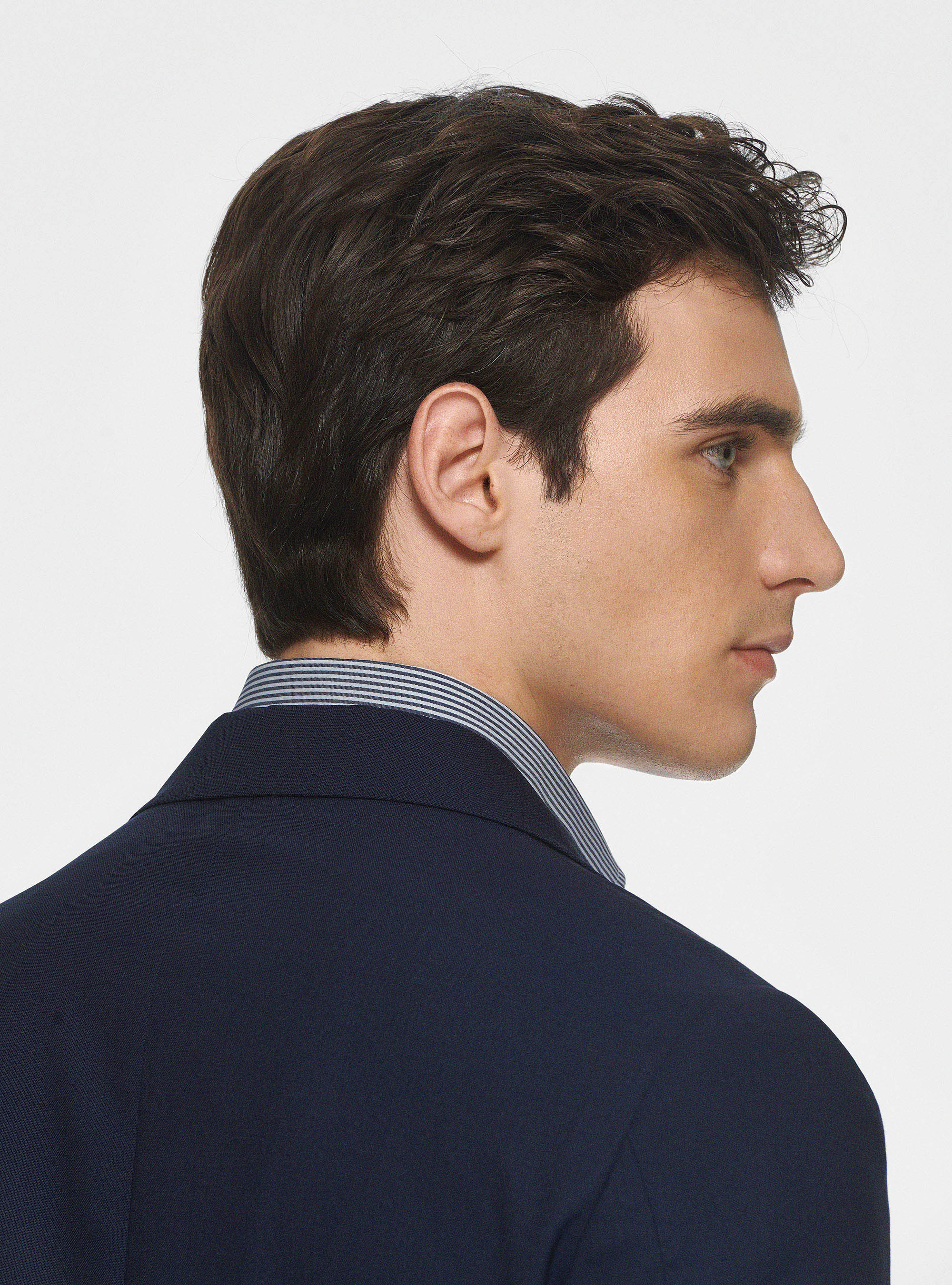 Cerruti pure wool travel blazer, NAVY BLUE