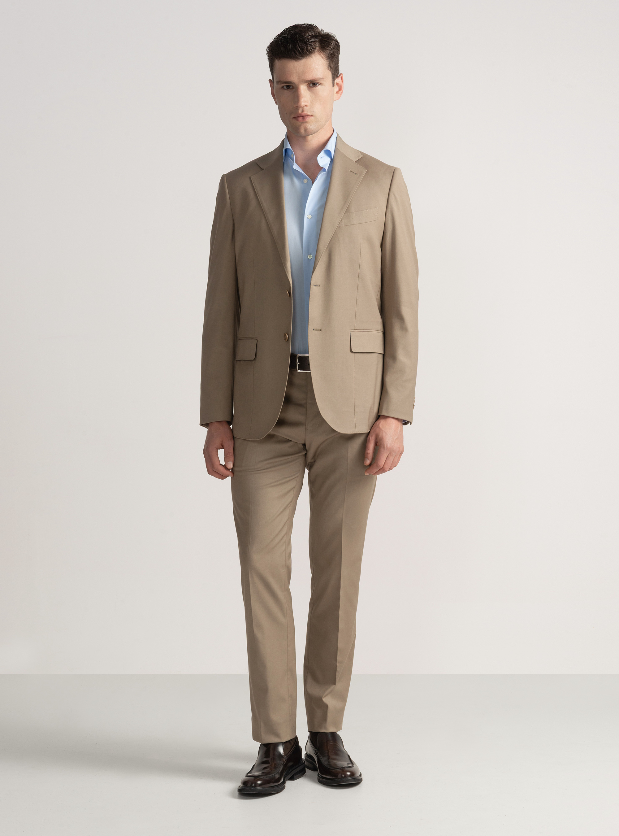 Slim fit suit blazer, MUD