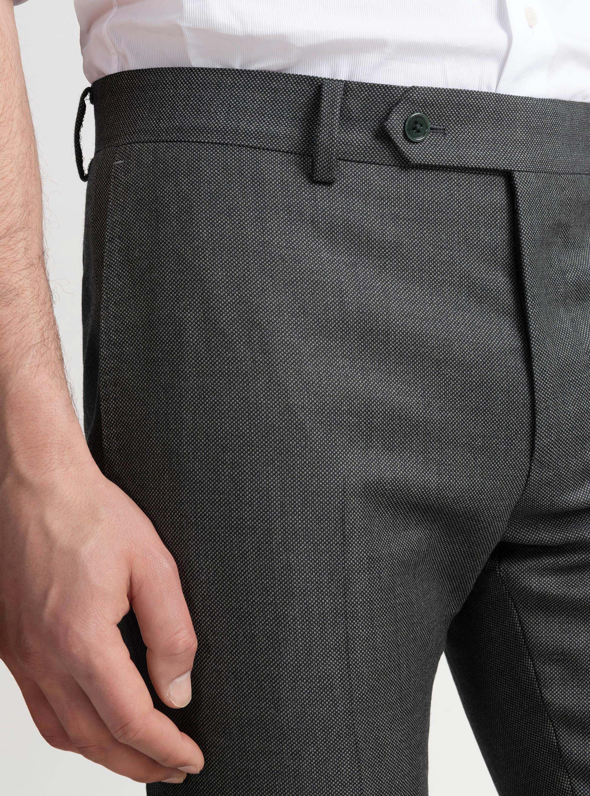 Partridge eye wool suit trousers Vitale Barberis Canonico, GREEN