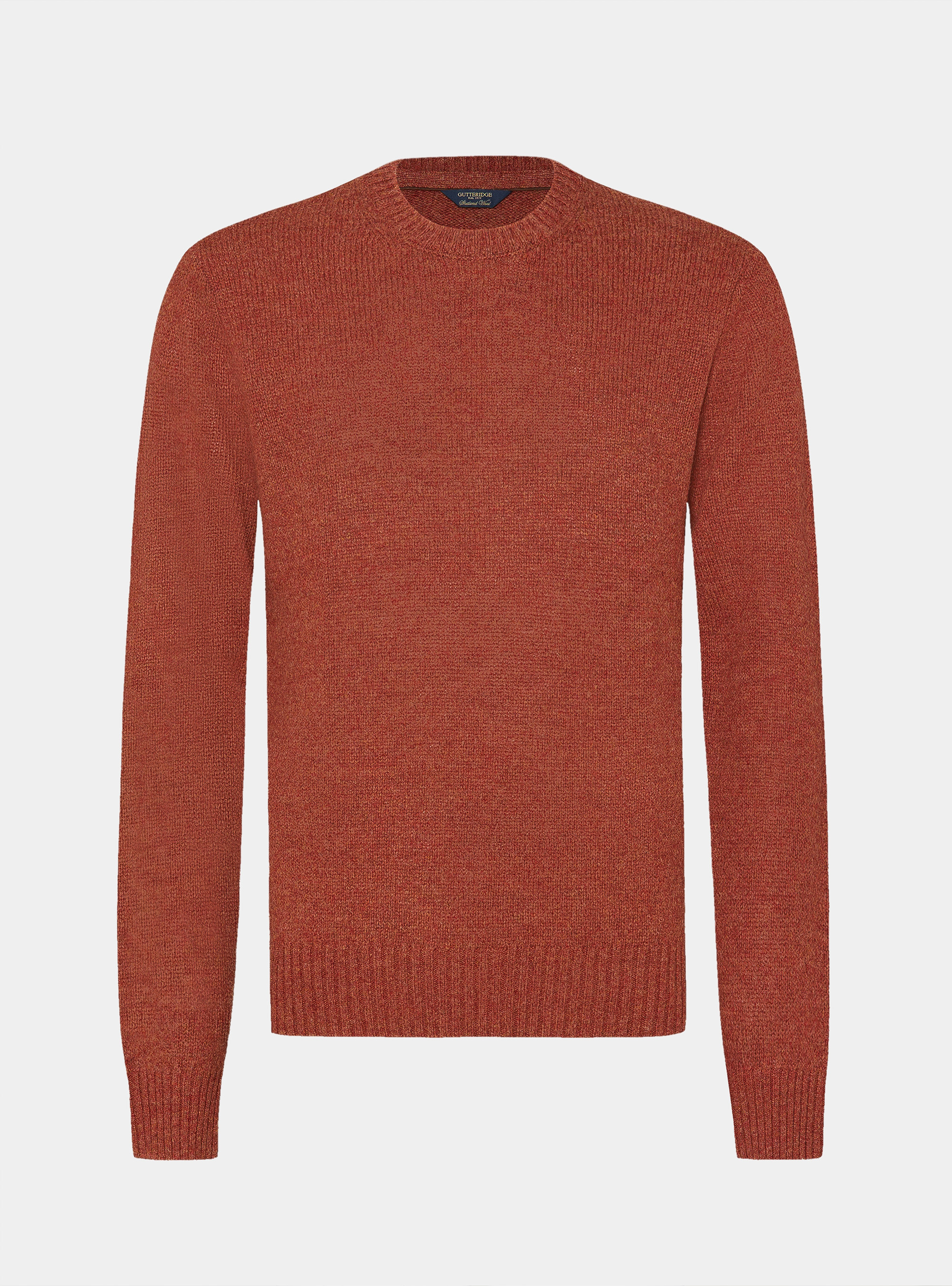 Maglia girocollo in lana shetland, COCCIO