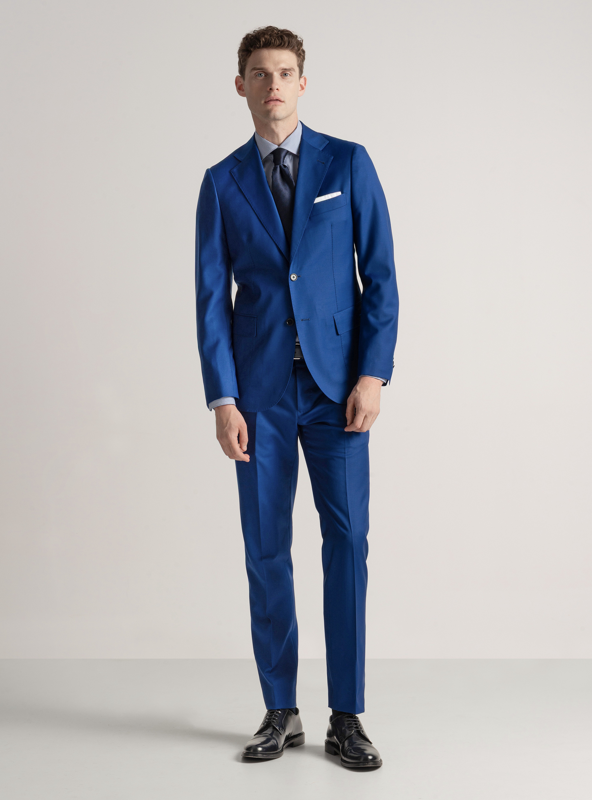 Pure wool suit blazer Vitale Barberis Canonico, BLUE ROYAL