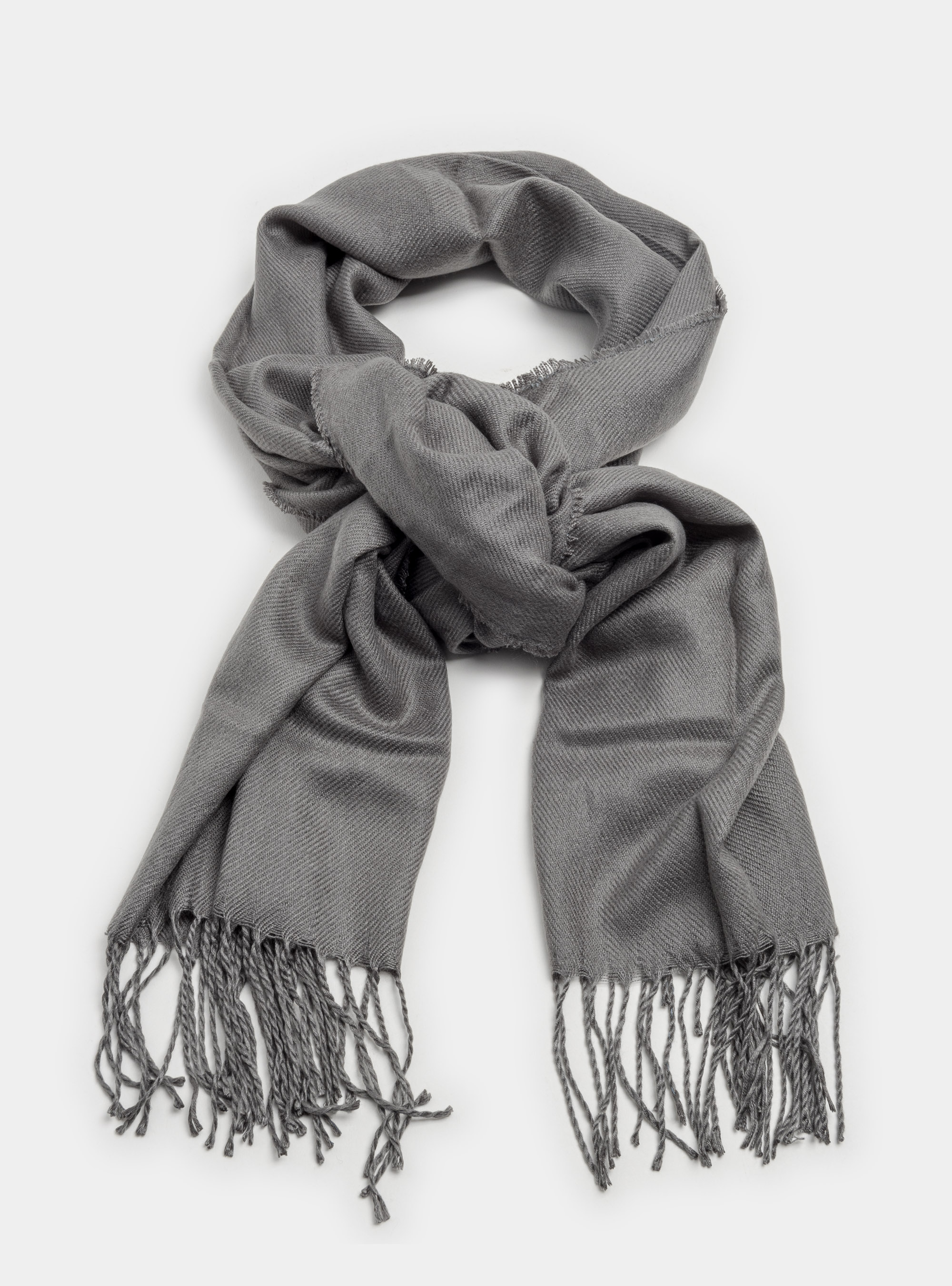 Sciarpa tinta unita, GREY MELANGE