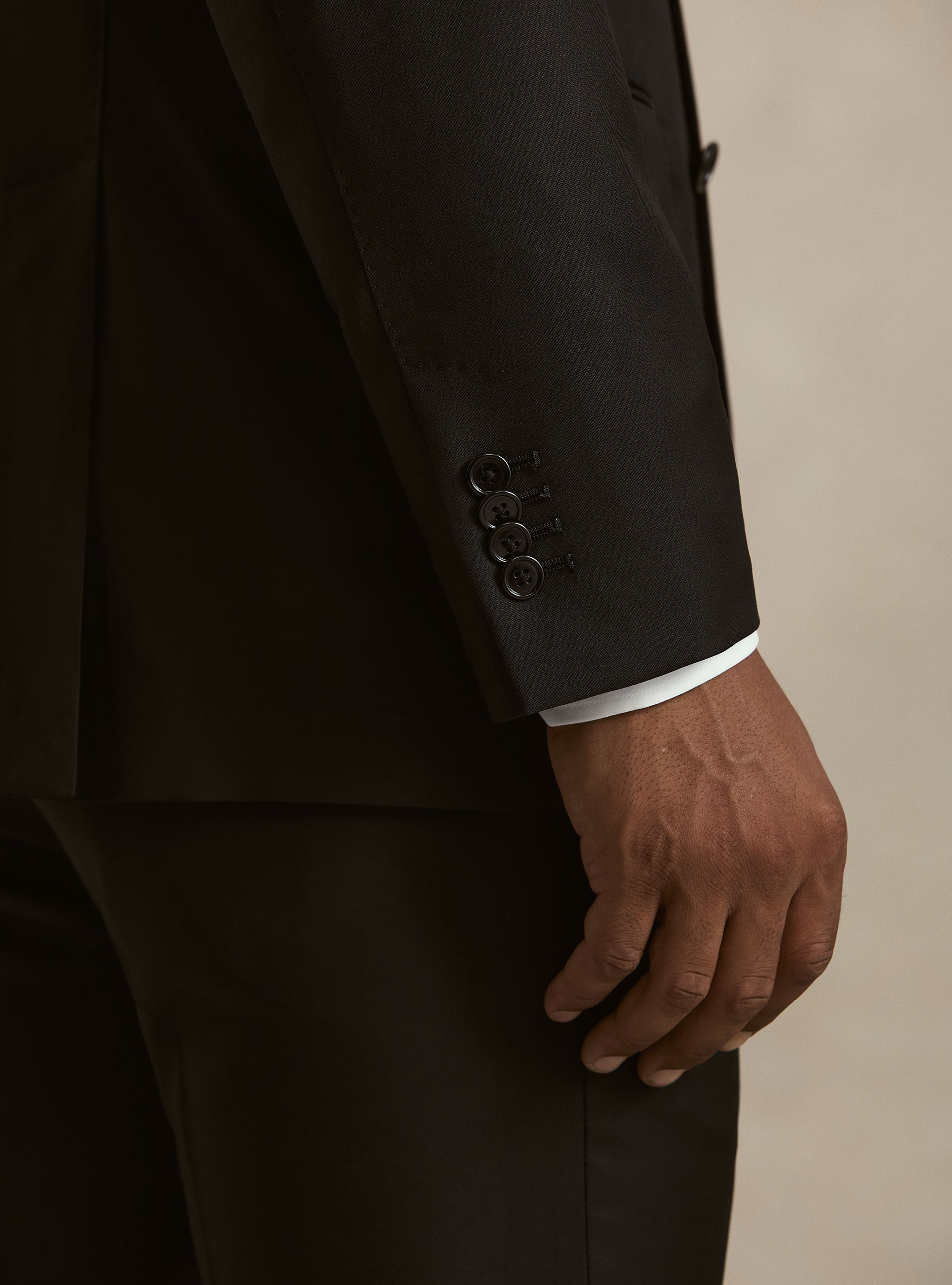 Pure wool suit blazer by Vitale Barberis Canonico, BLACK