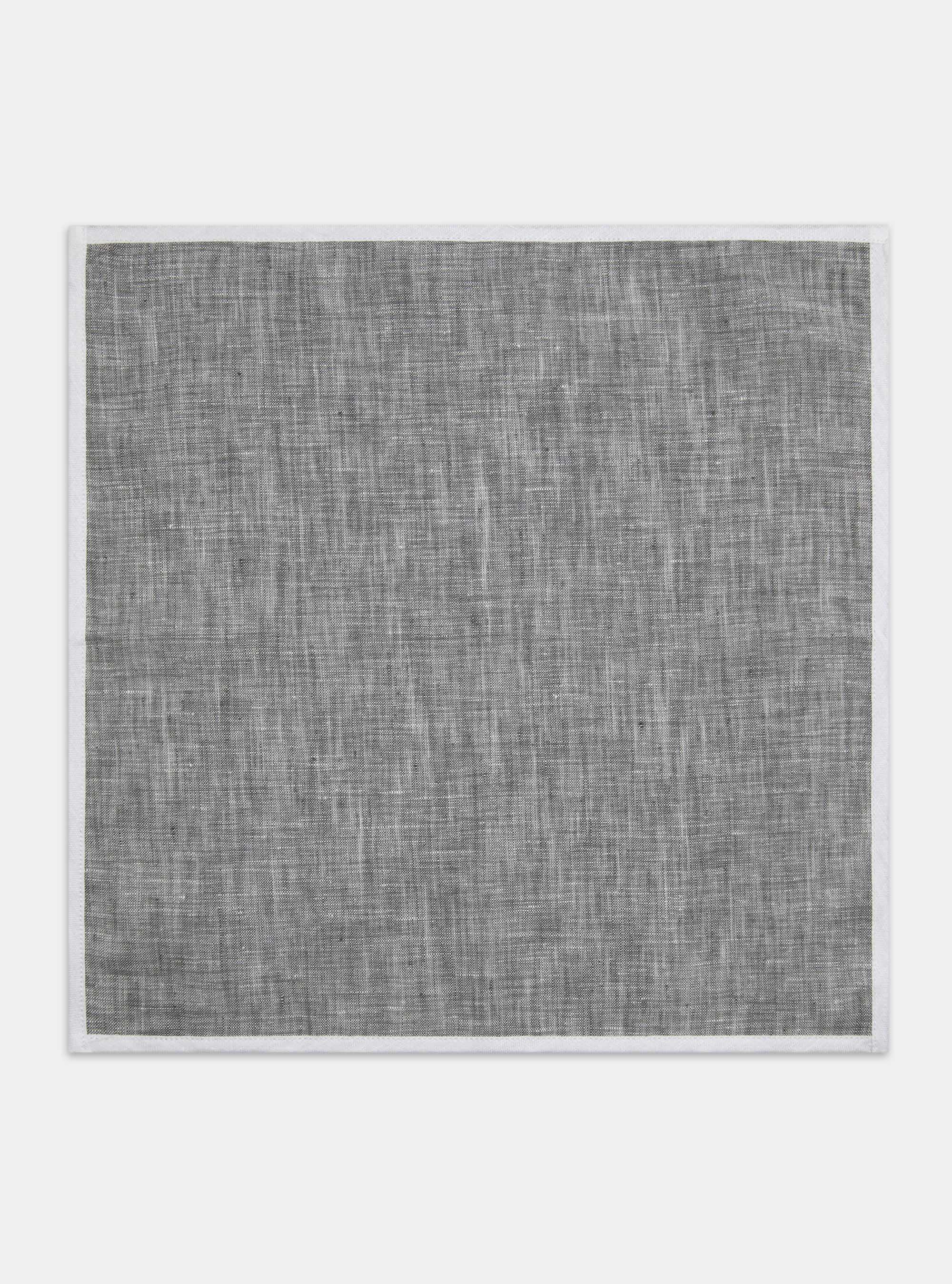 Pochette en lin, GRIS CLAIR M&Atilde; LANG&Atilde;