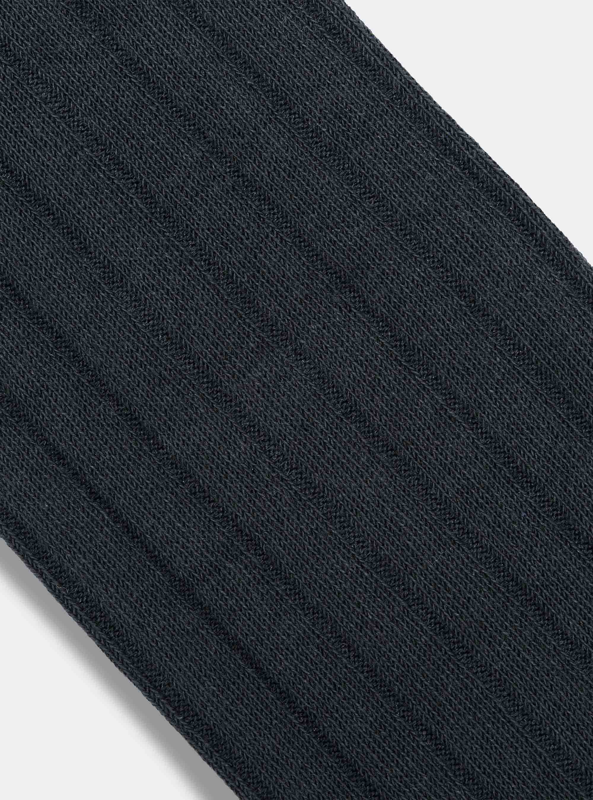 Gerippte Socken mit Stickerei, ASFALTO 0115C