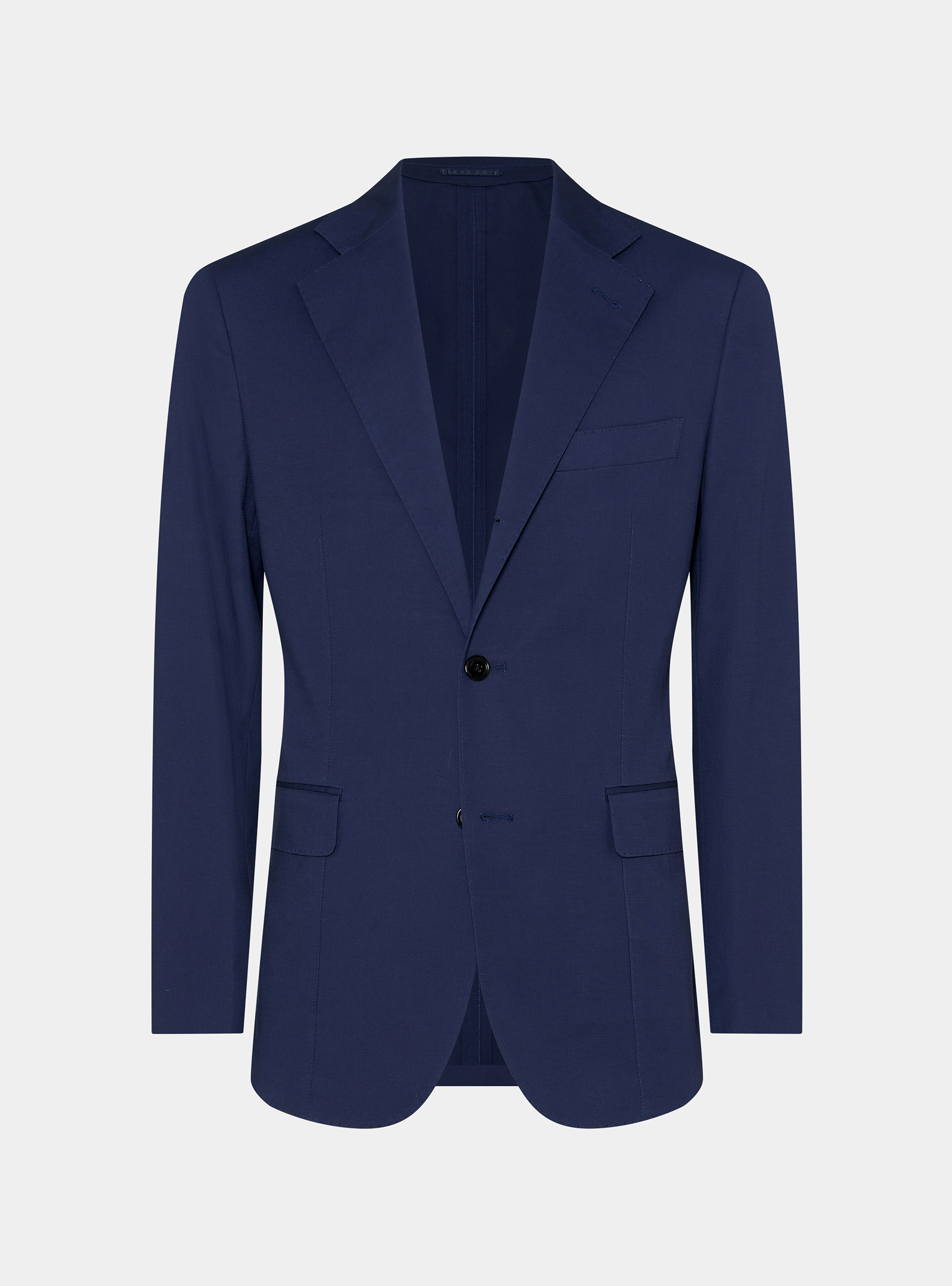 Cotton suit blazer, BLUE