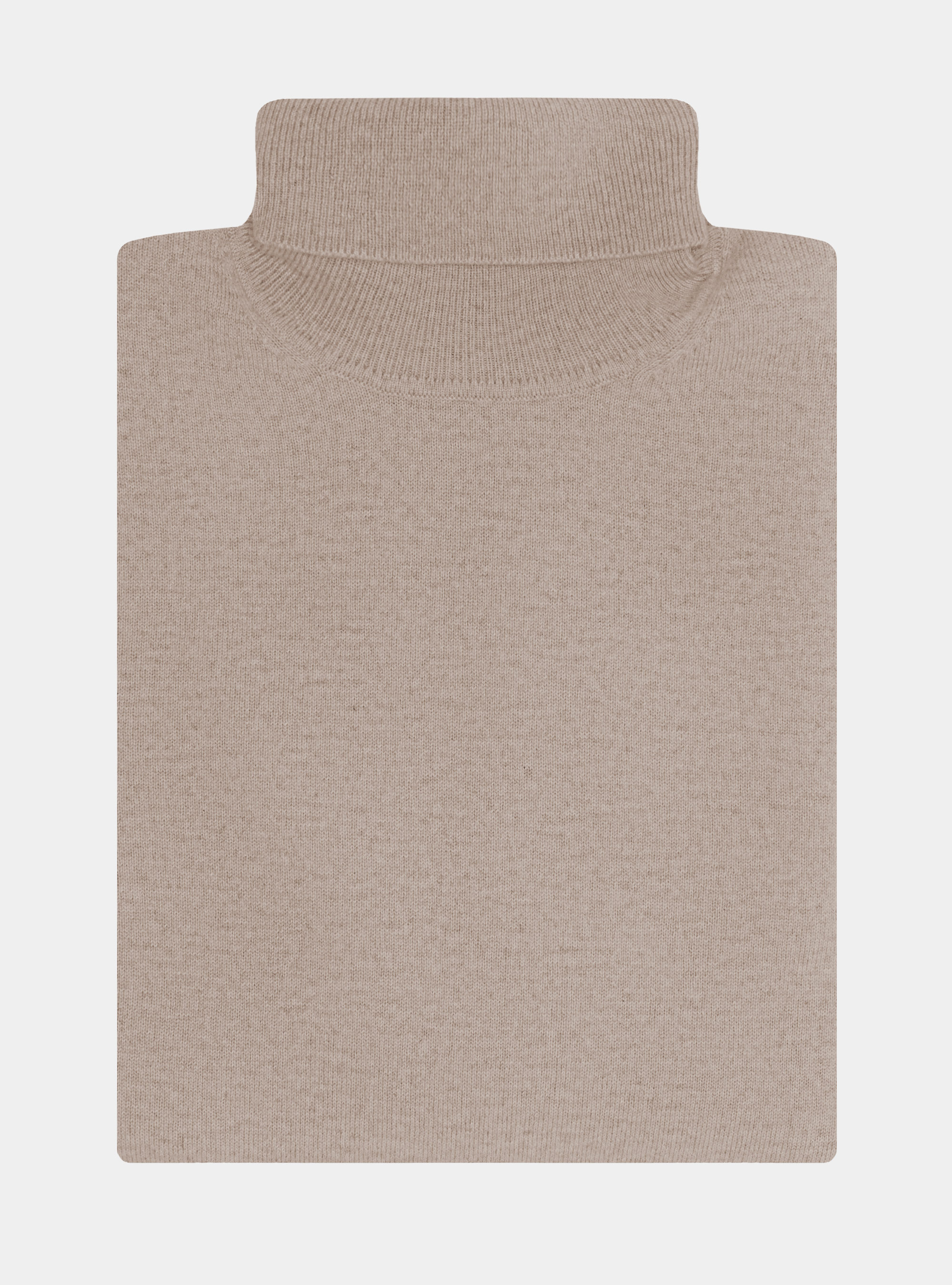 Cashmere turtleneck, ECRU