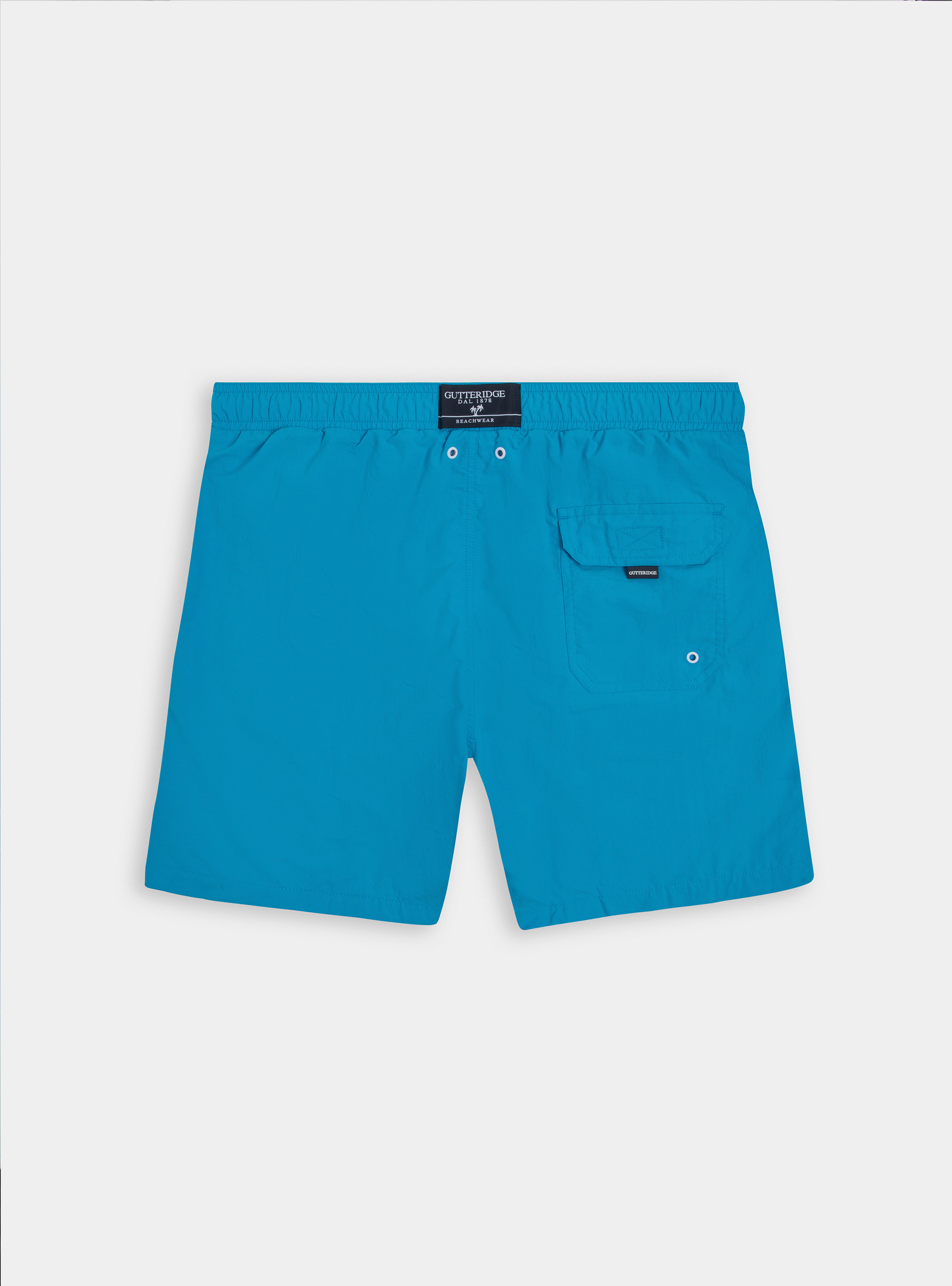 Einfache einfarbige Badehose, TURCHESE 0258C