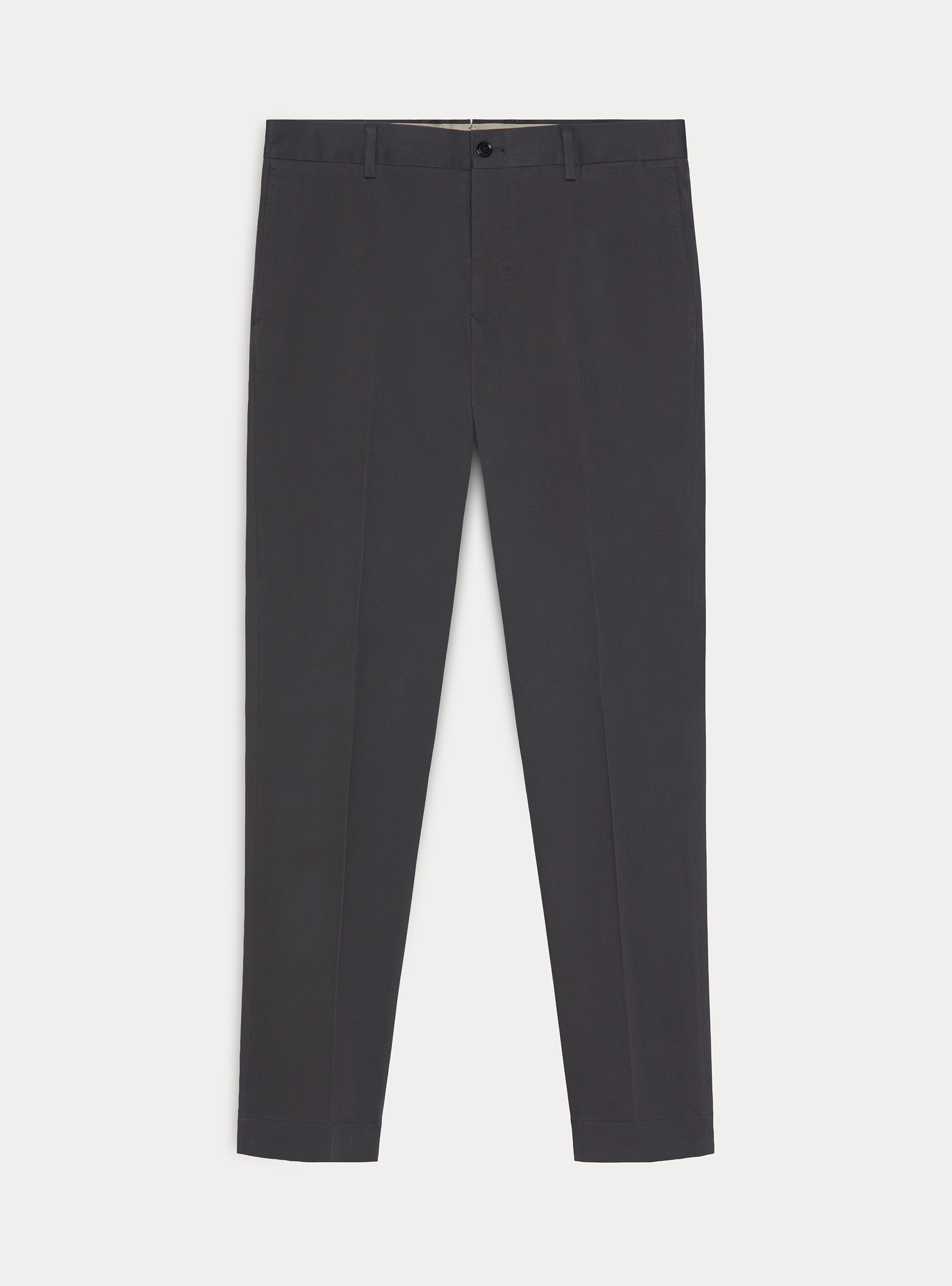 Brushed cotton trousers, ASFALTO 0112C