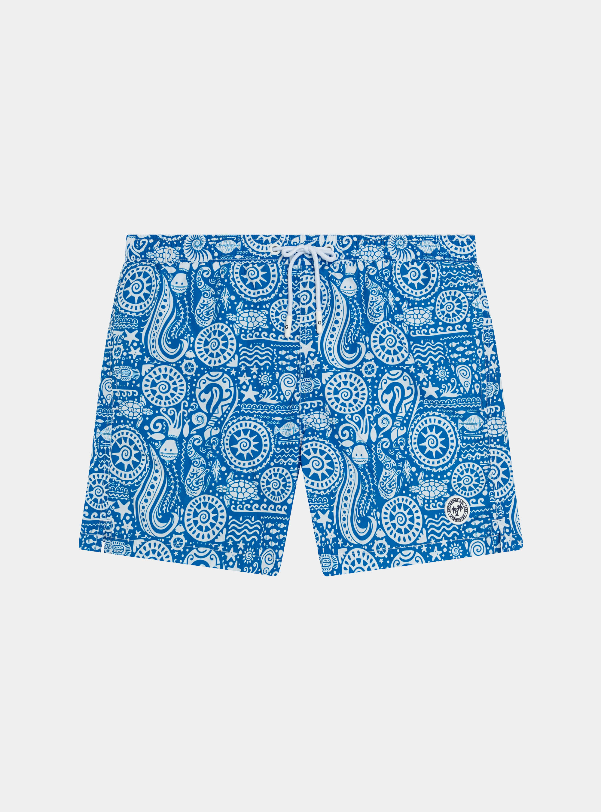 Marinegemusterter Badebekleidung, AZZURRO 0282C