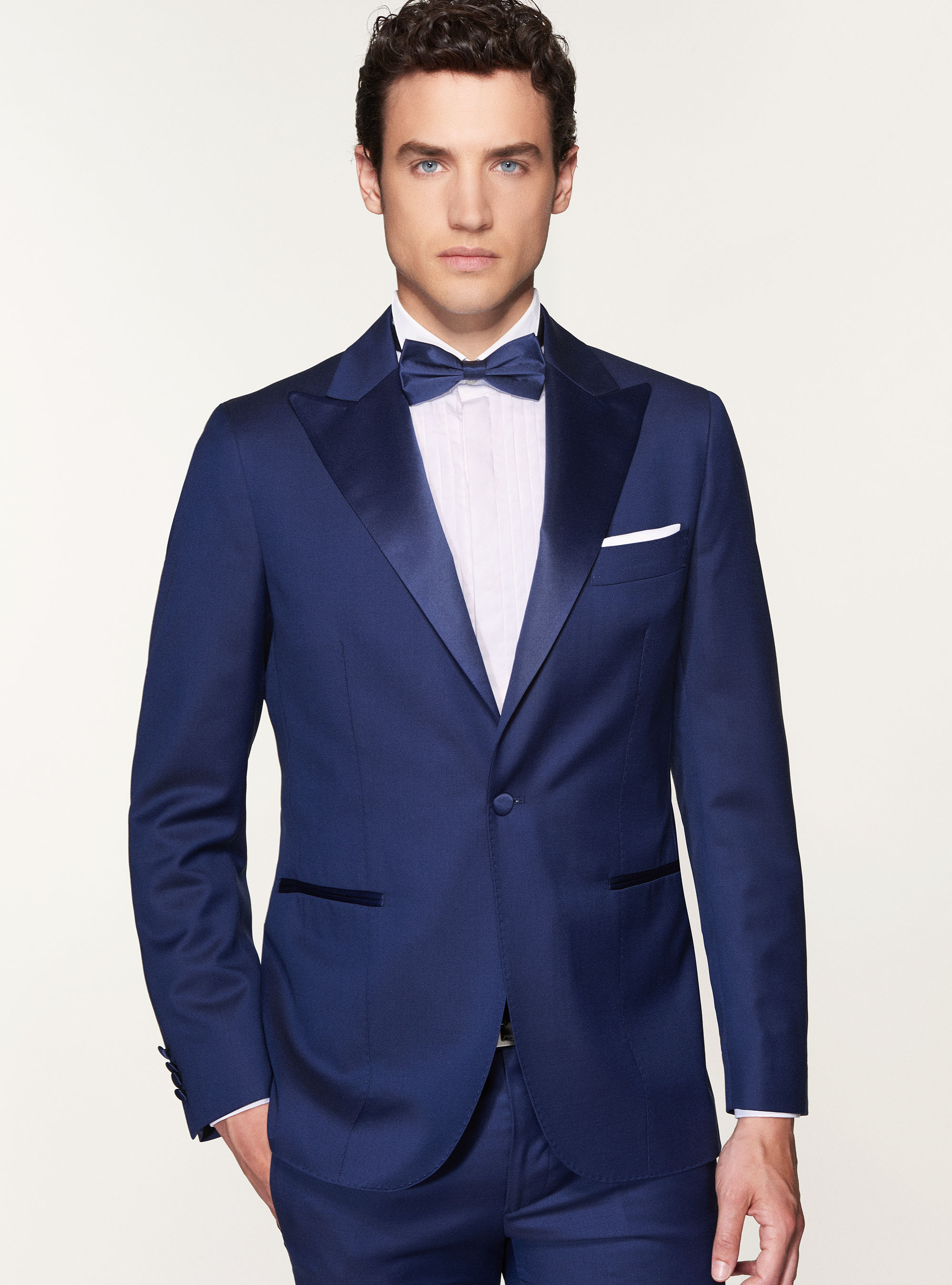 Smokingjacke aus superfeiner Schurwolle 110's Vitale Barberis Canonico, BASALTO 0230C