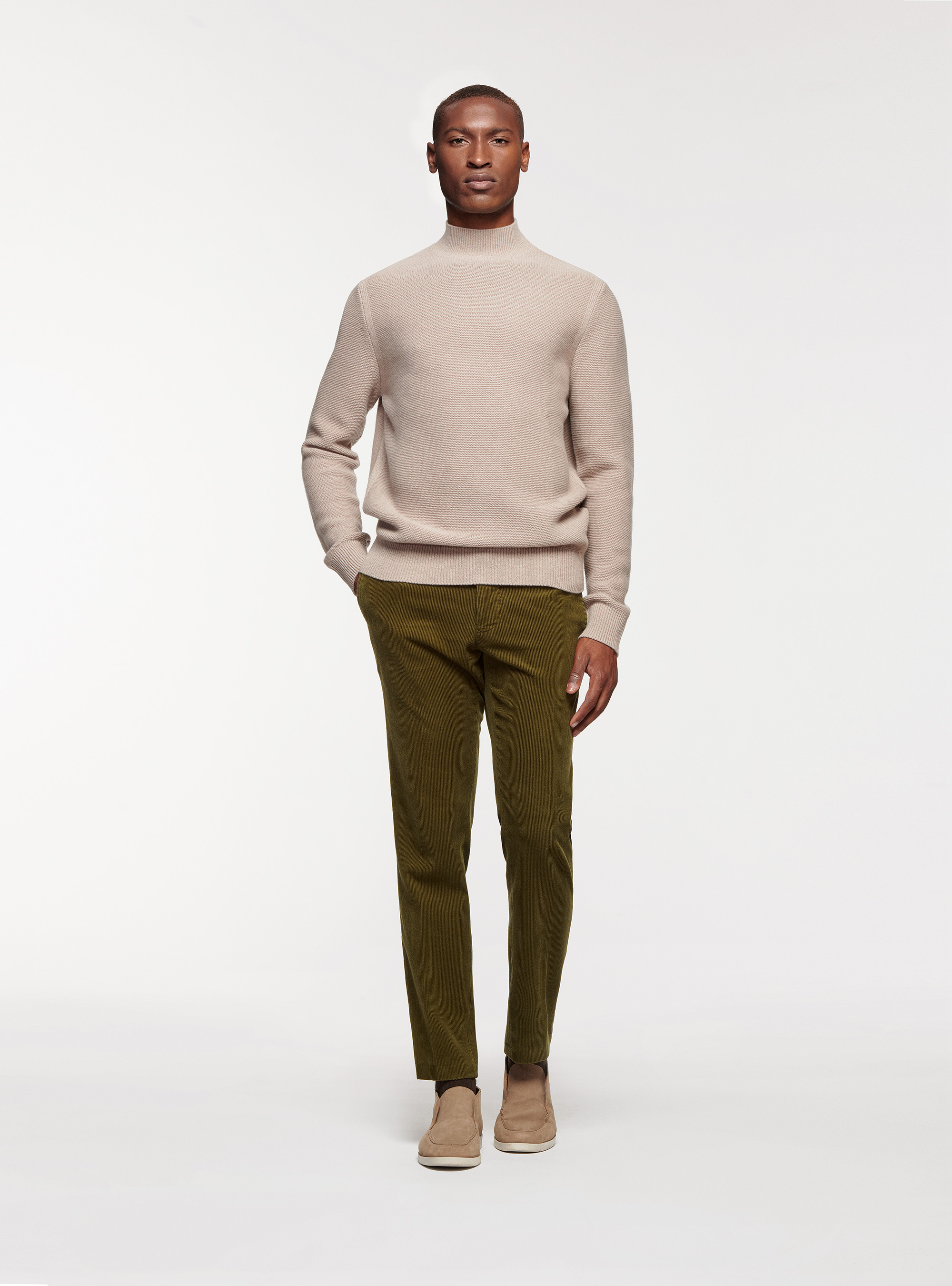 Pantalones de terciopelo, VERDE OLIVA