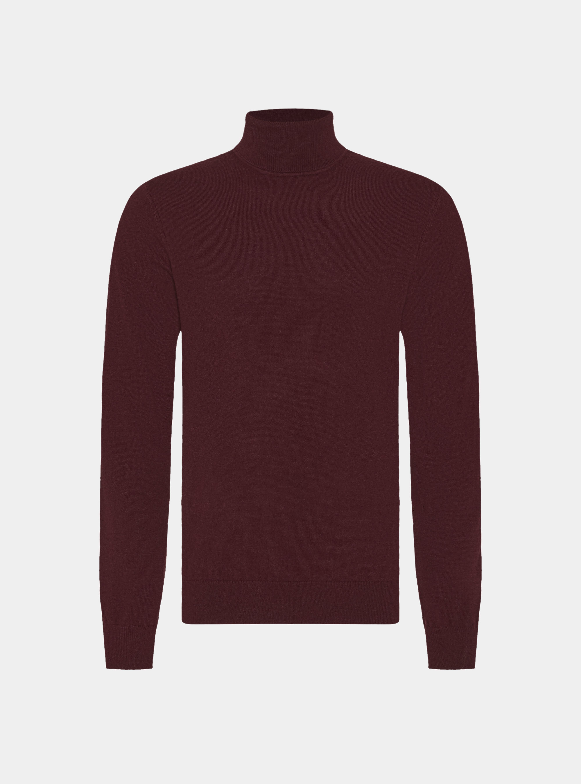 Cashmere turtleneck, BORDEAUX