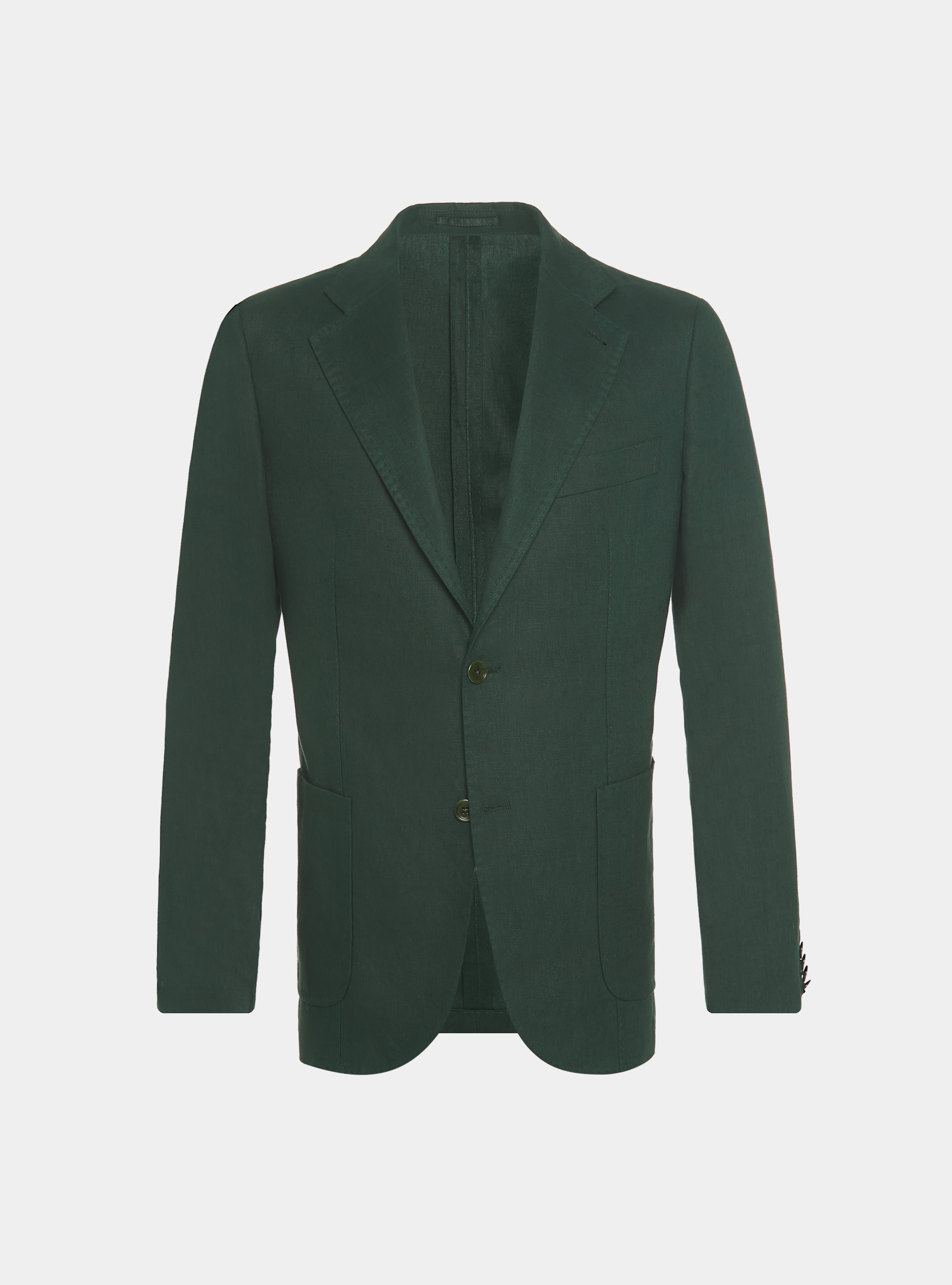 Veste en pur lin, VERT