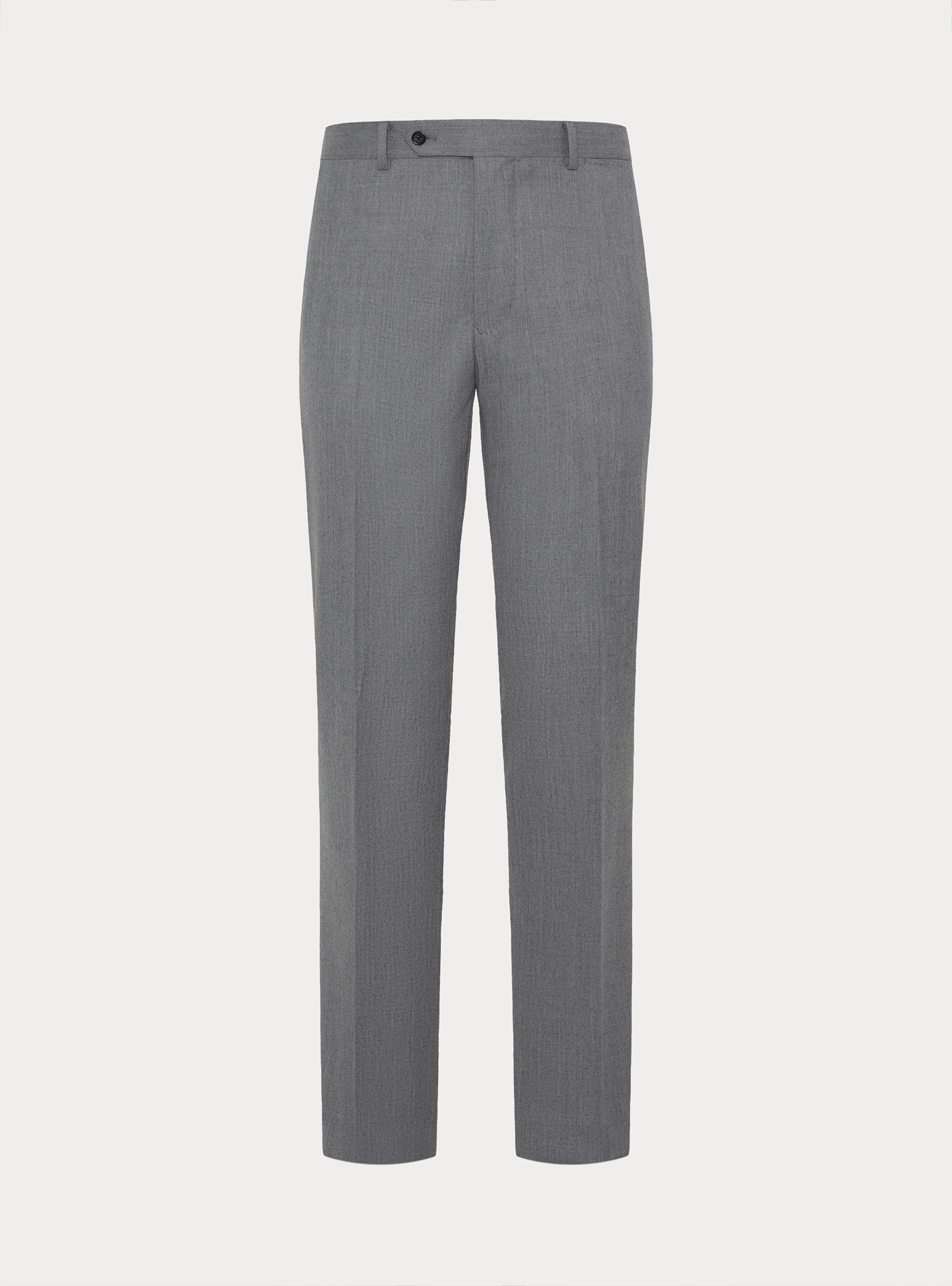 Flannel suit trousers, GRIGIO MELANGE 0151C