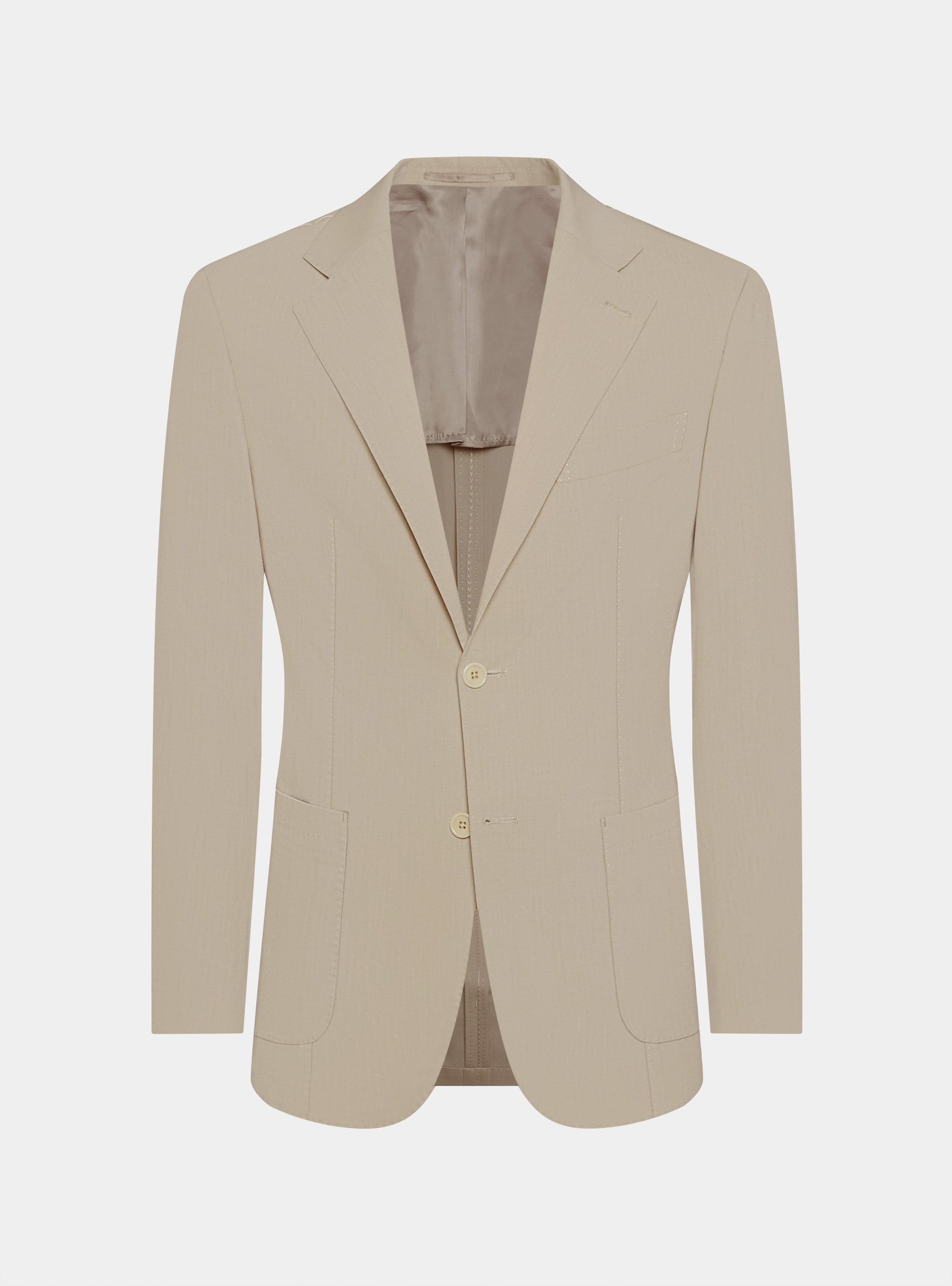 Giacca abito classico slim fit, ECRU