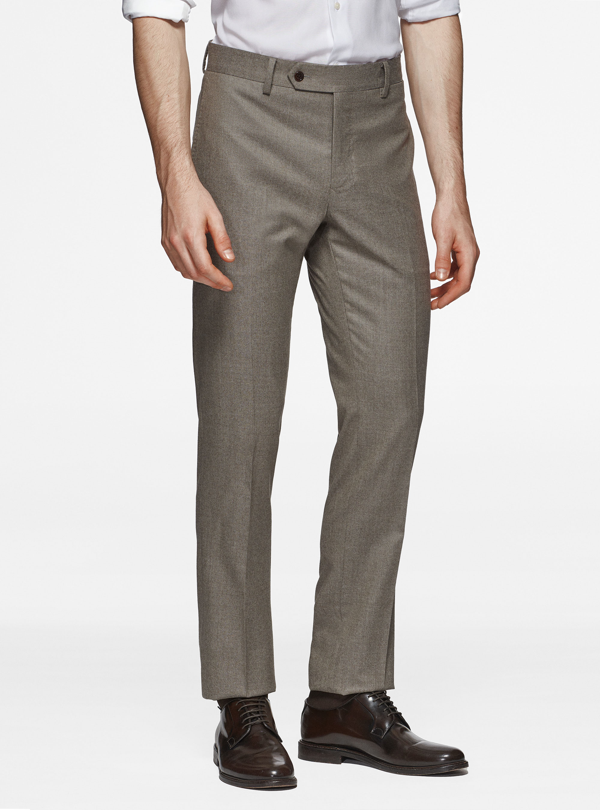 Vitale Barberis Canonico Flanellhose, SABBIA 0561C