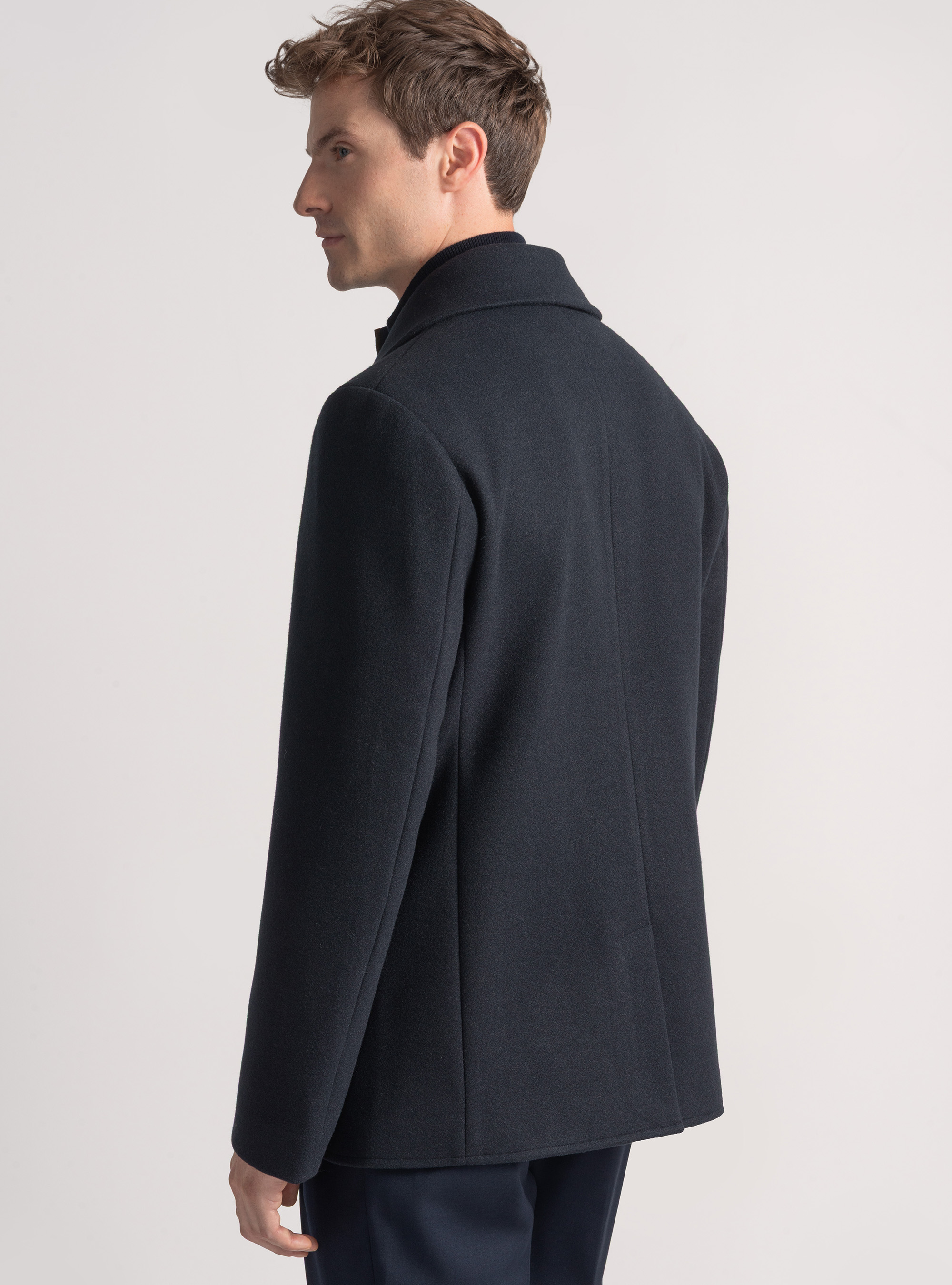 Peacoat uni, BLEU MARINE