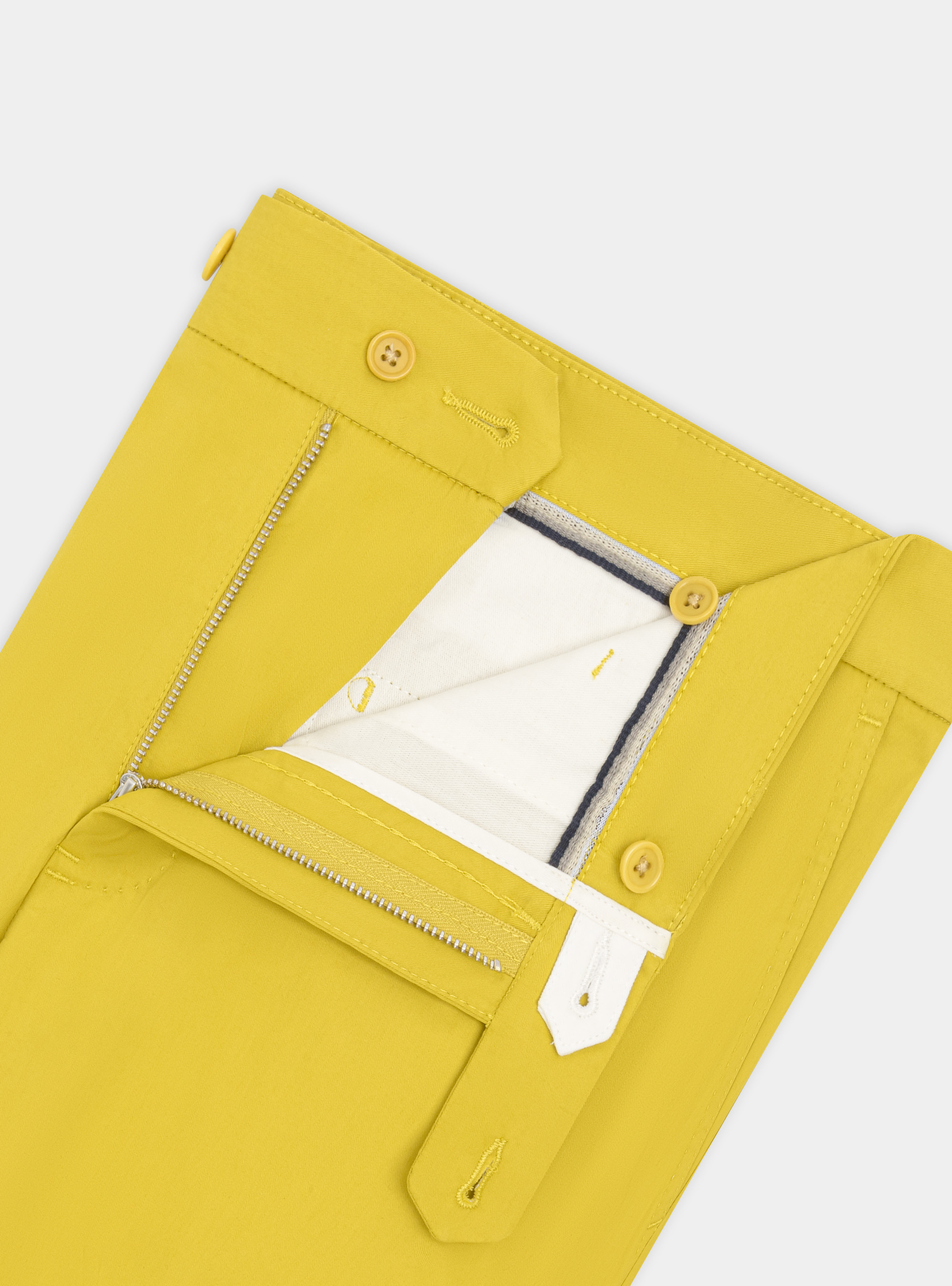 Bermuda en serg&eacute; l&eacute;ger, JAUNE