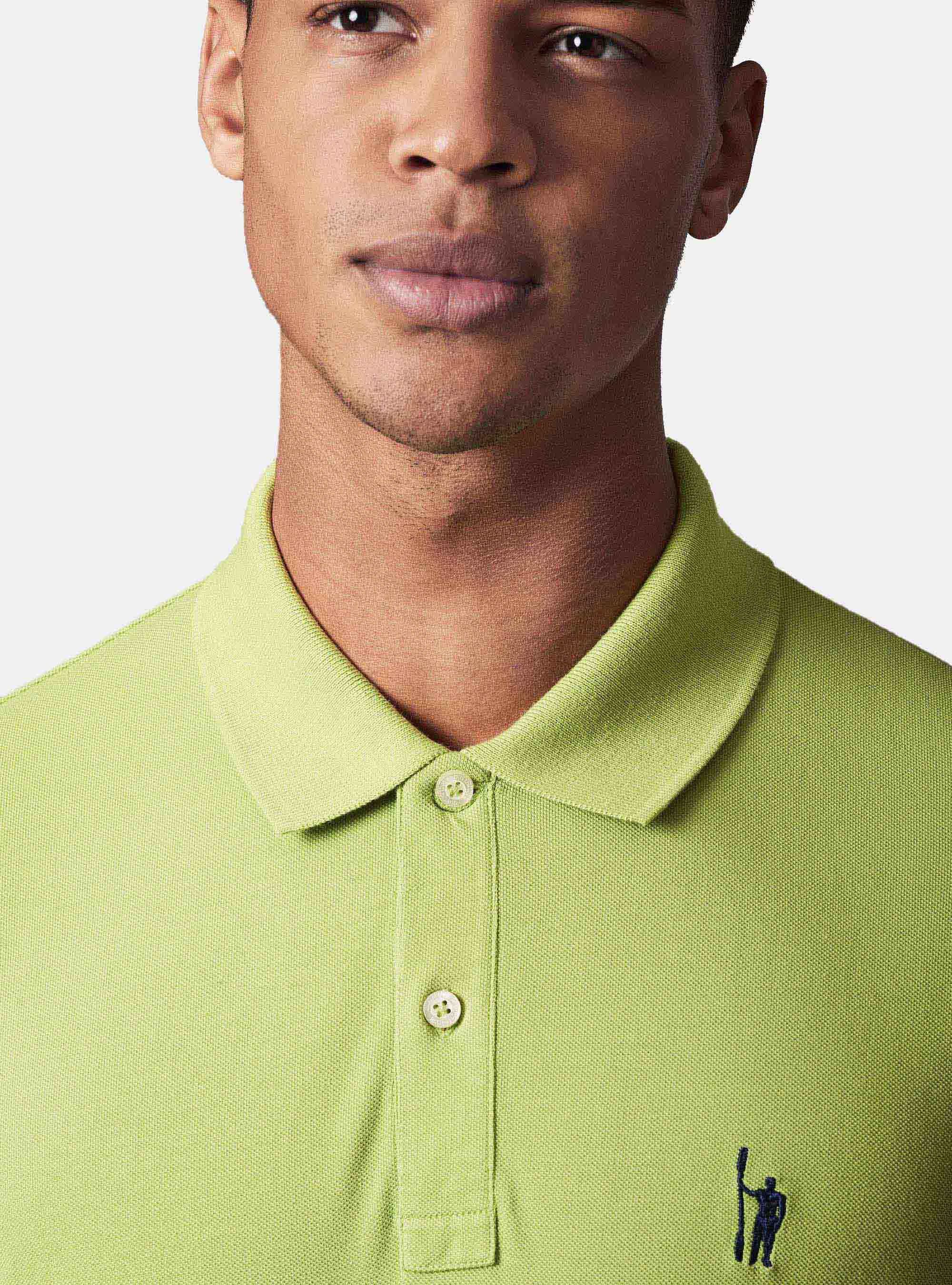 Basic piquet polo, GREEN
