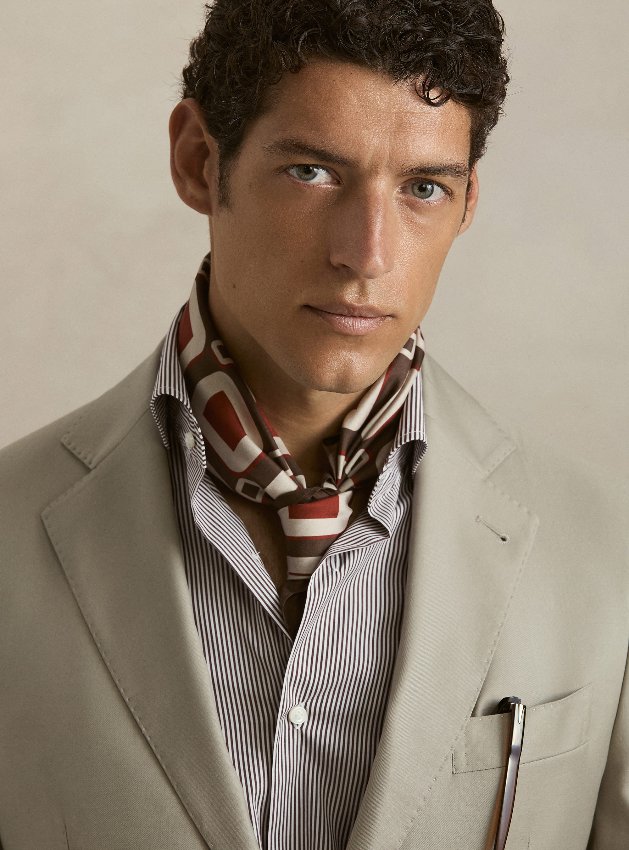 Pure wool suit blazer by Vitale Barberis Canonico, SABBIA 0591C
