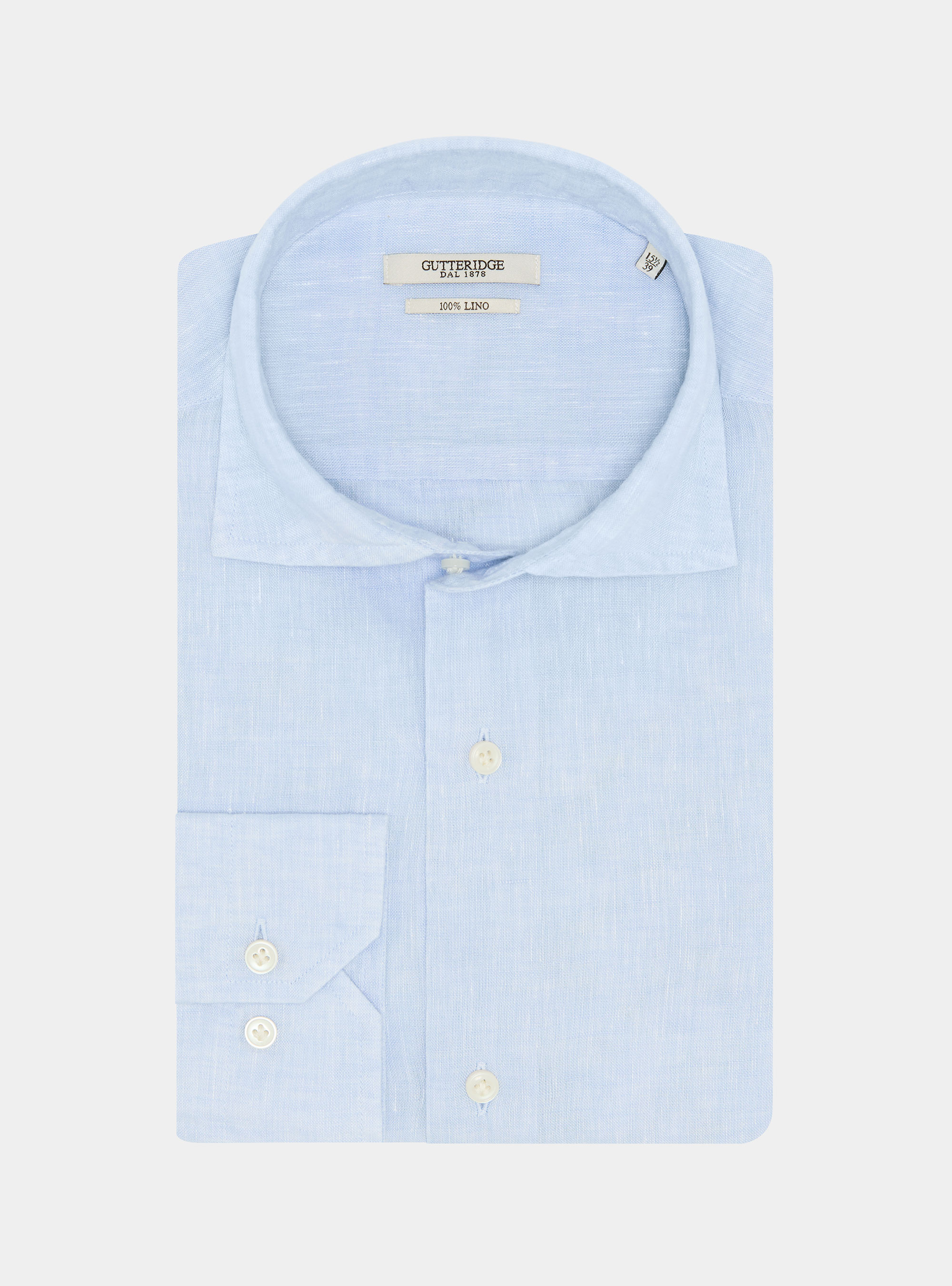 Pure linen shirt, LIGHT BLUE