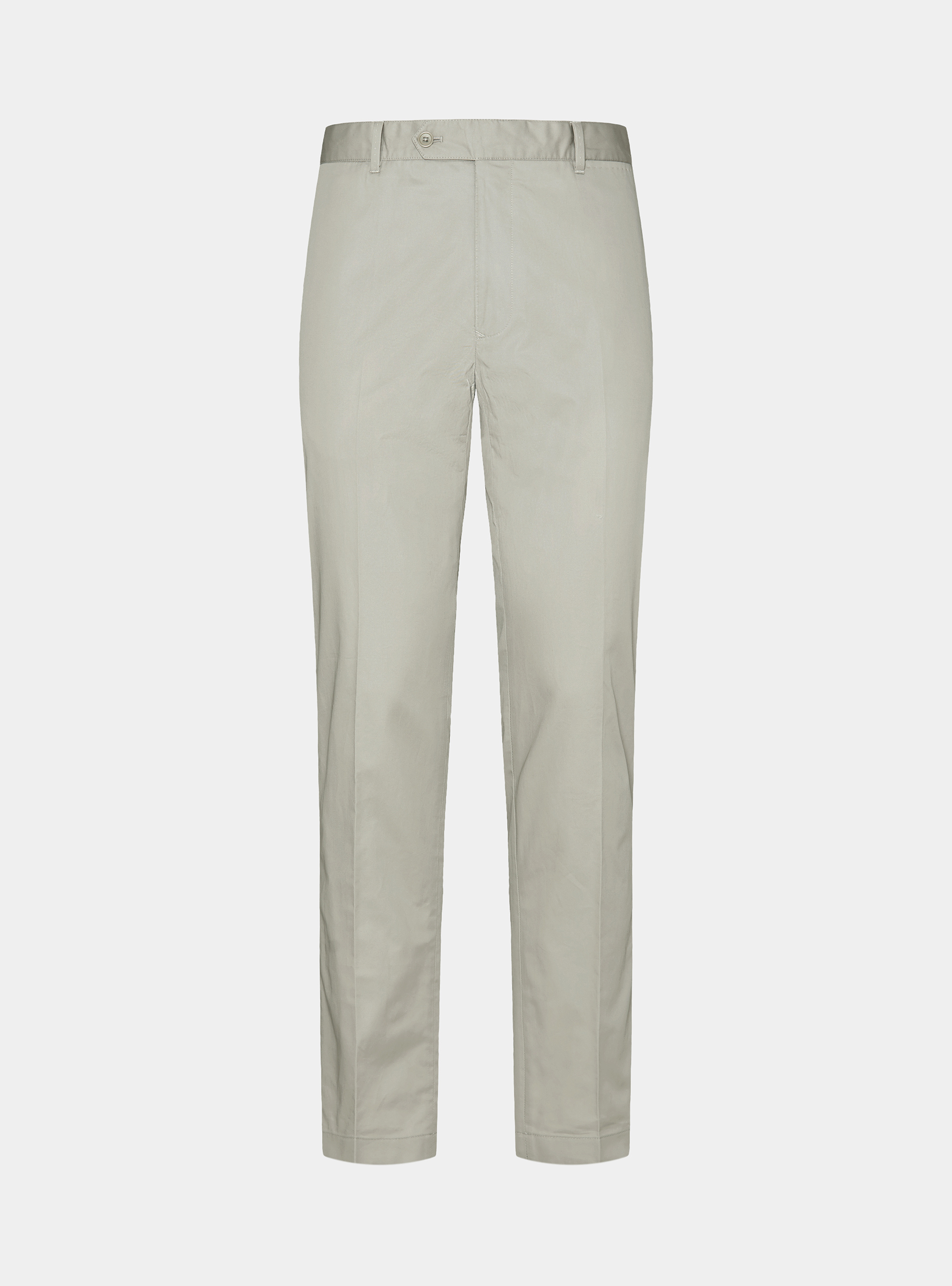 Pantalon chino slim en serg&eacute; l&eacute;ger, &Atilde; CRU