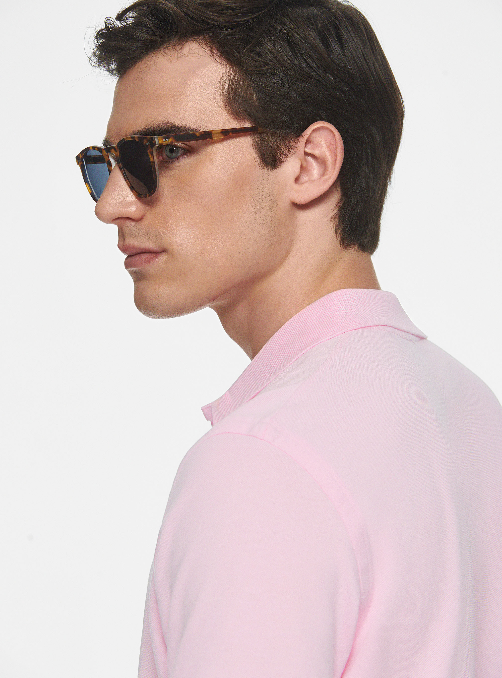 Polo de piqu&eacute; con bordado, ROSA