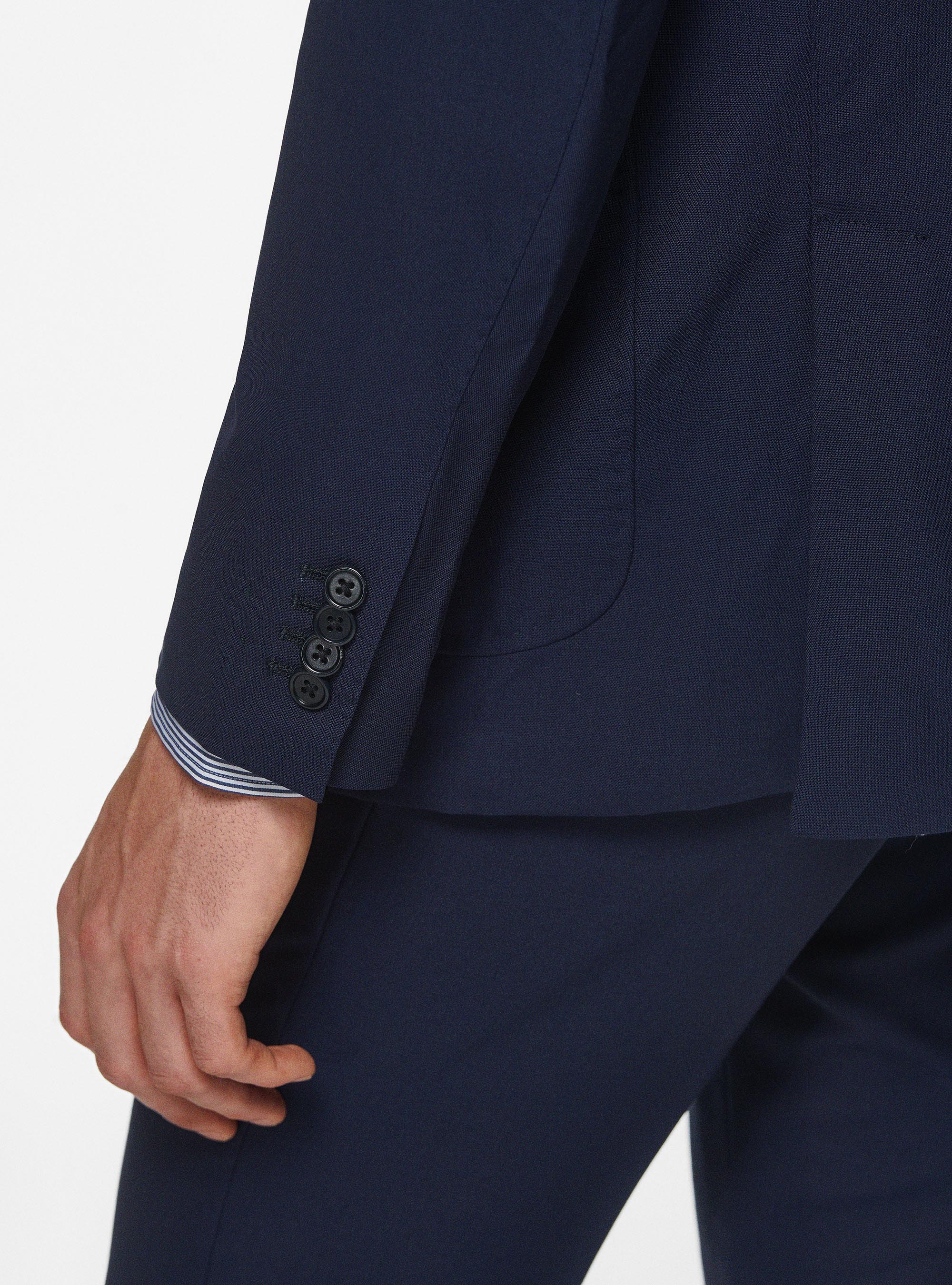 Cerruti pure wool travel blazer, NAVY BLUE