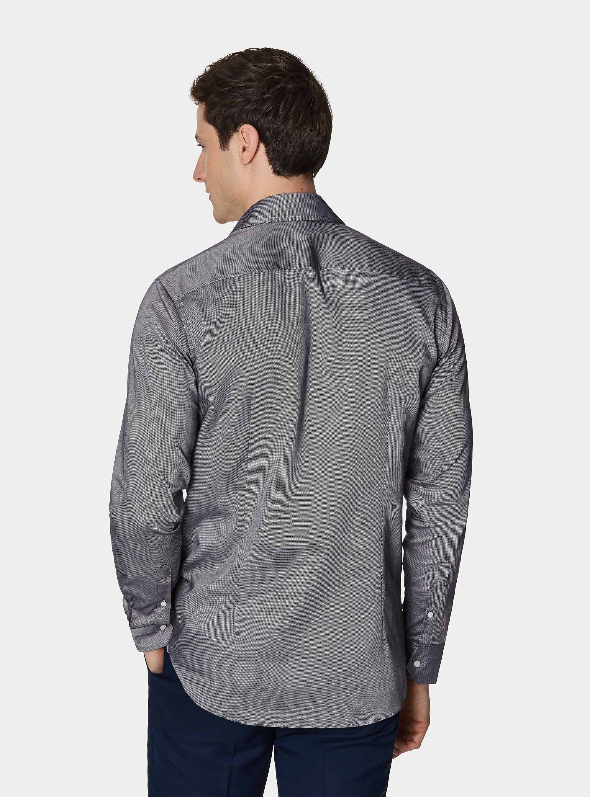 Camicia in cotone oxford, BLU NAVY