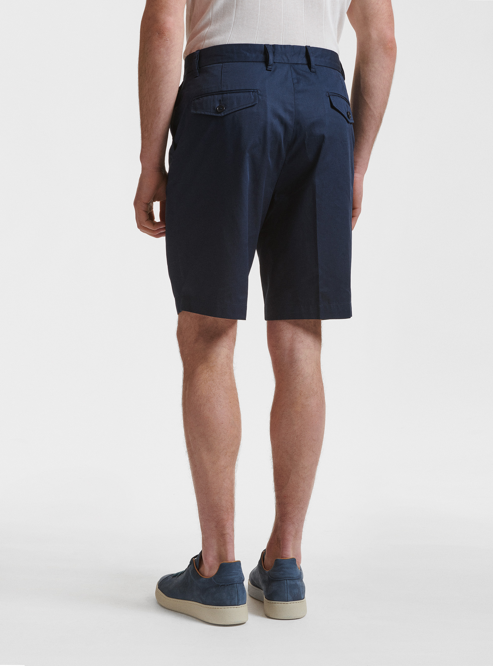 Bermuda en serg&eacute; l&eacute;ger, BLEU MARINE