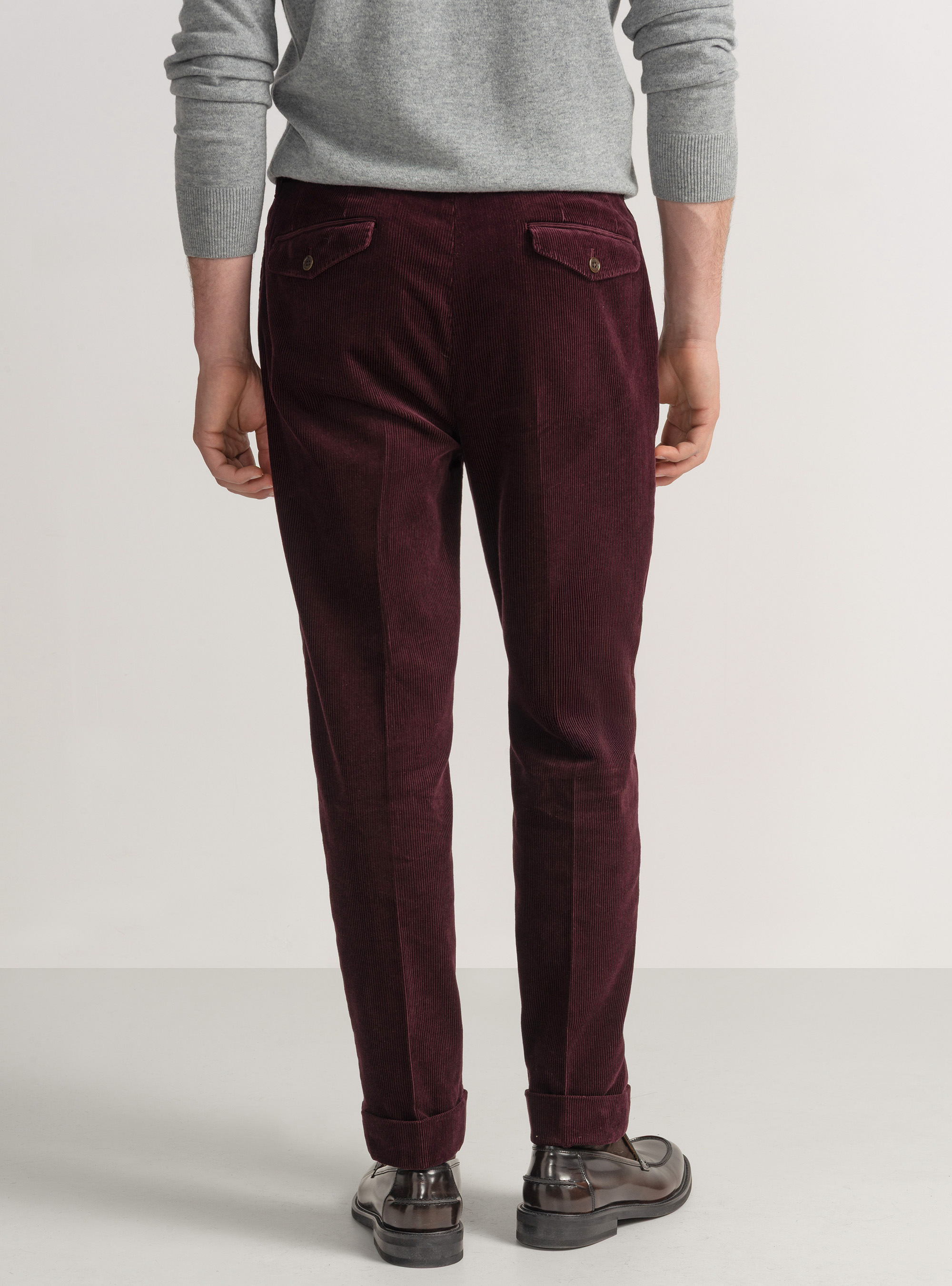 Samthose mit Abn&auml;hern und Gummiband, VINACCIA 0401C