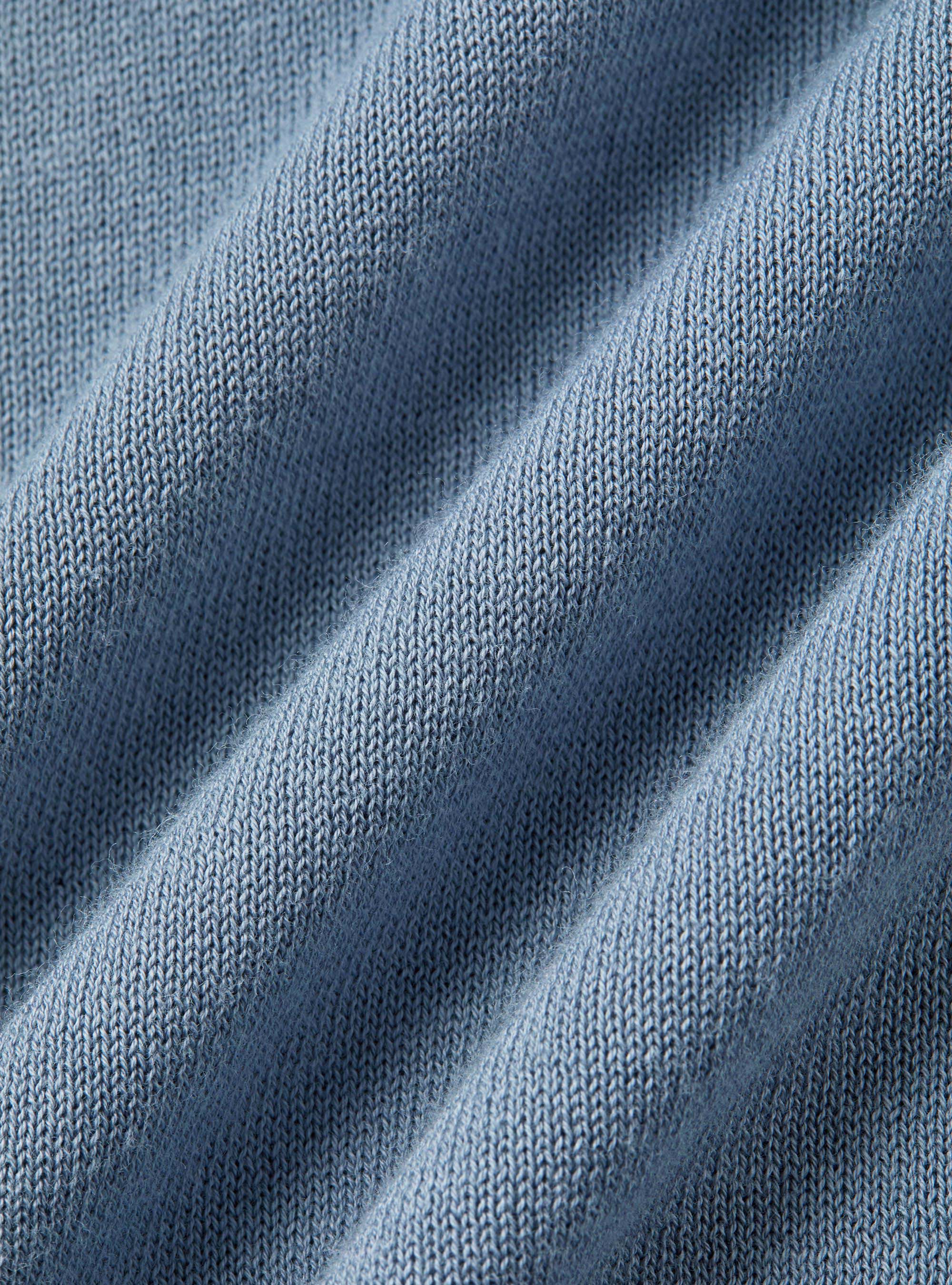 Extra-fine cotton knit polo shirt, AVIO 0292C