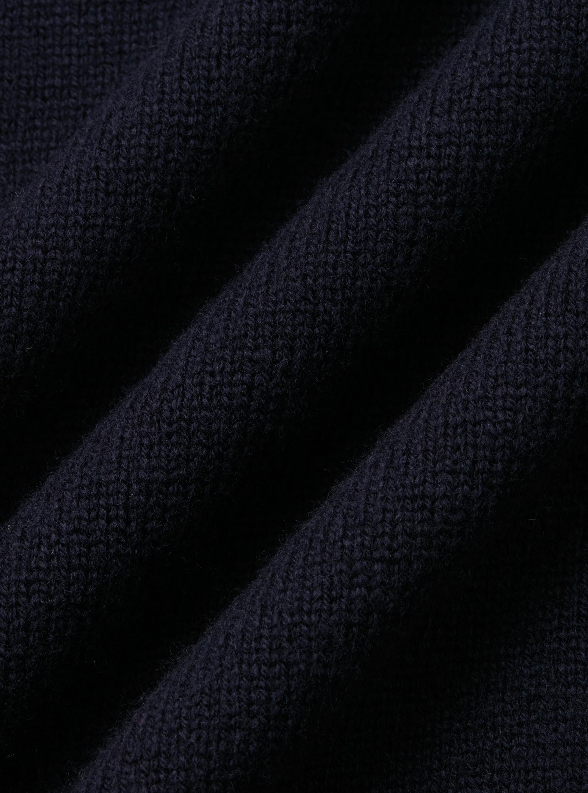 Rollkragenpullover aus Merinowolle, NAVY 0218C