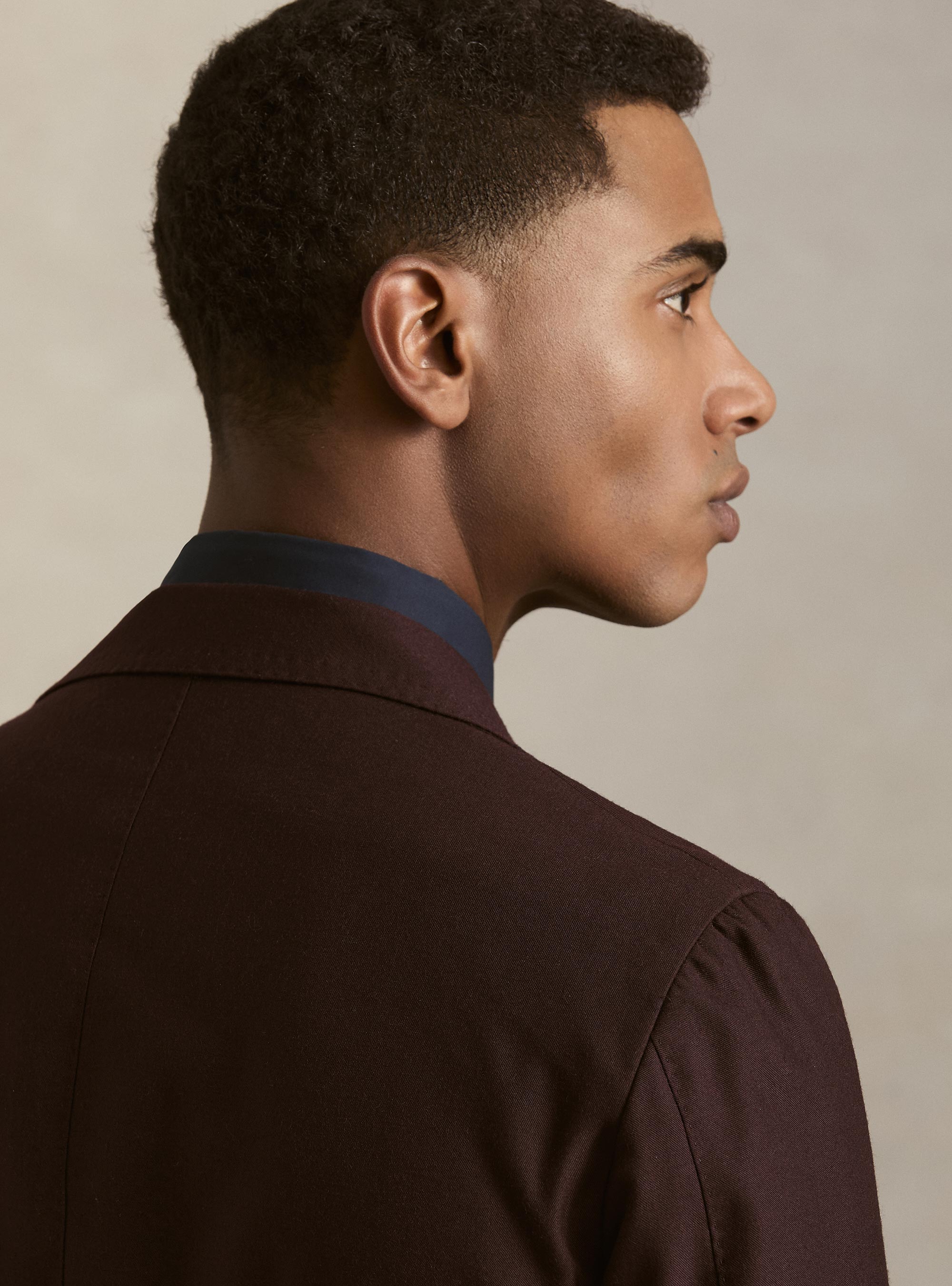 Wool flannel suit blazer, VINACCIA 0401C